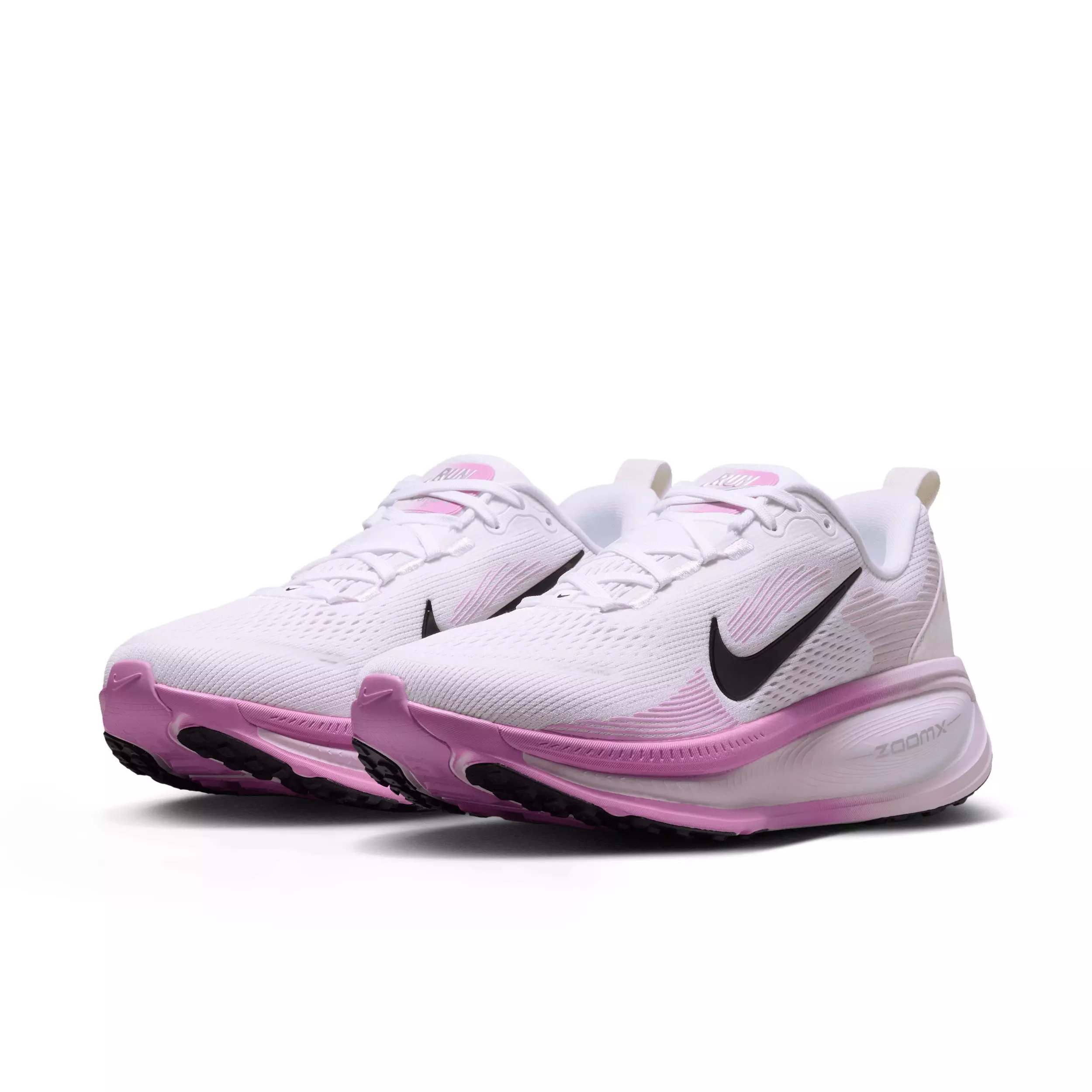 Nike Vomero 18 "White/Bleached Lilac/Light Magenta/Black" Women's Running Shoe - WHITE/LILAC/LT MAGENTA/BLACK