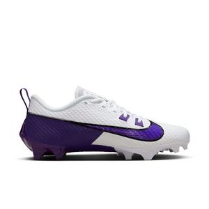 Purple and white 'football cleats best sale