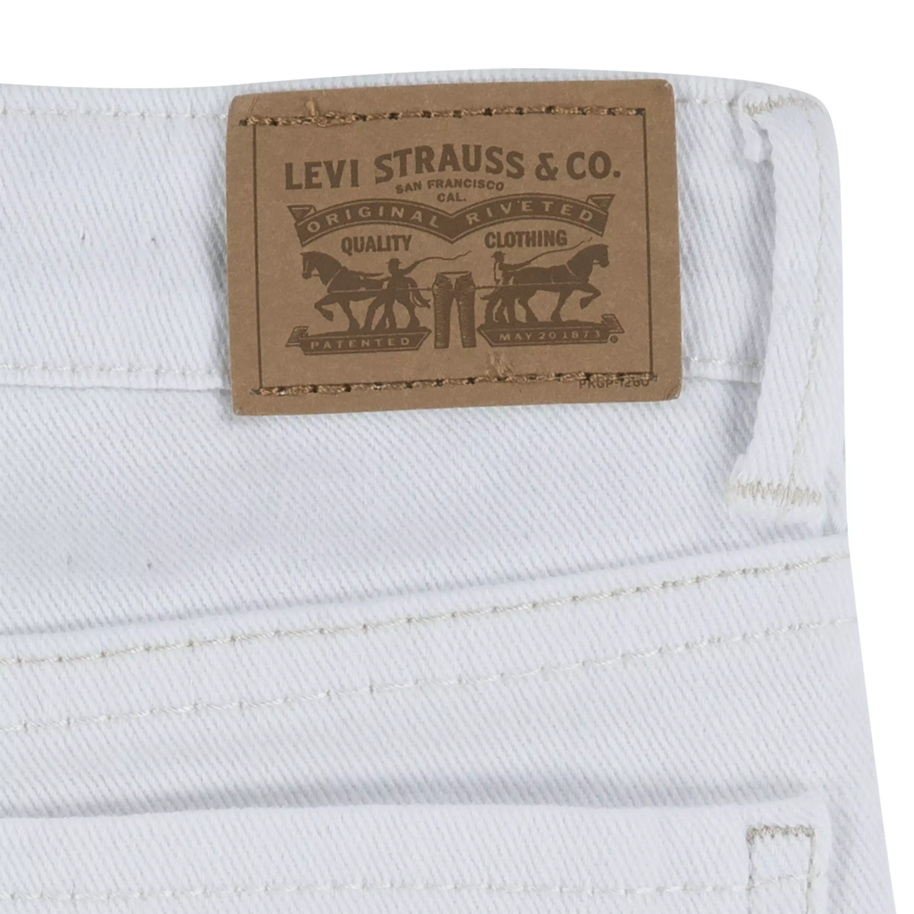 Levi's Little Girls' 710 Super Skinny Fit Slim White Wash Denim Jeans - WHITE