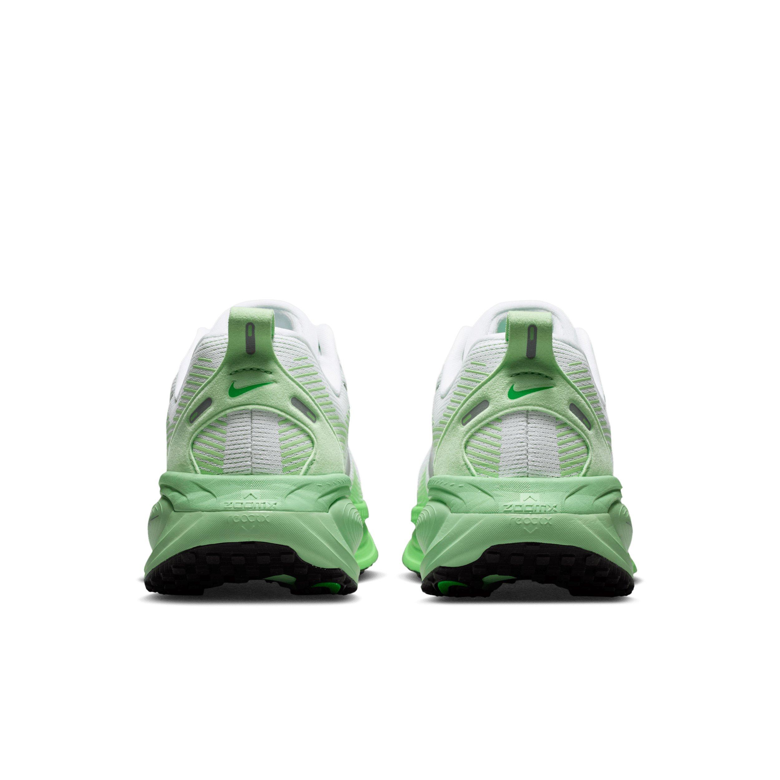 Nike Vomero 18 "White/Illusion Green/Court Green/Metallic Silver" Women's Running Shoe - WHITE/GREEN/GREEN/SILVER
