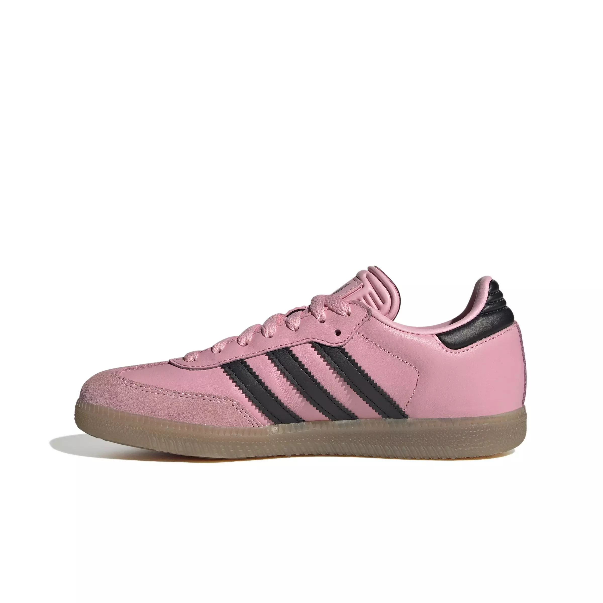 adidas Samba Messi "Light Pink/Core Black/Gum4" Grade School Kids' Shoe - LT PINK/BLACK/GUM