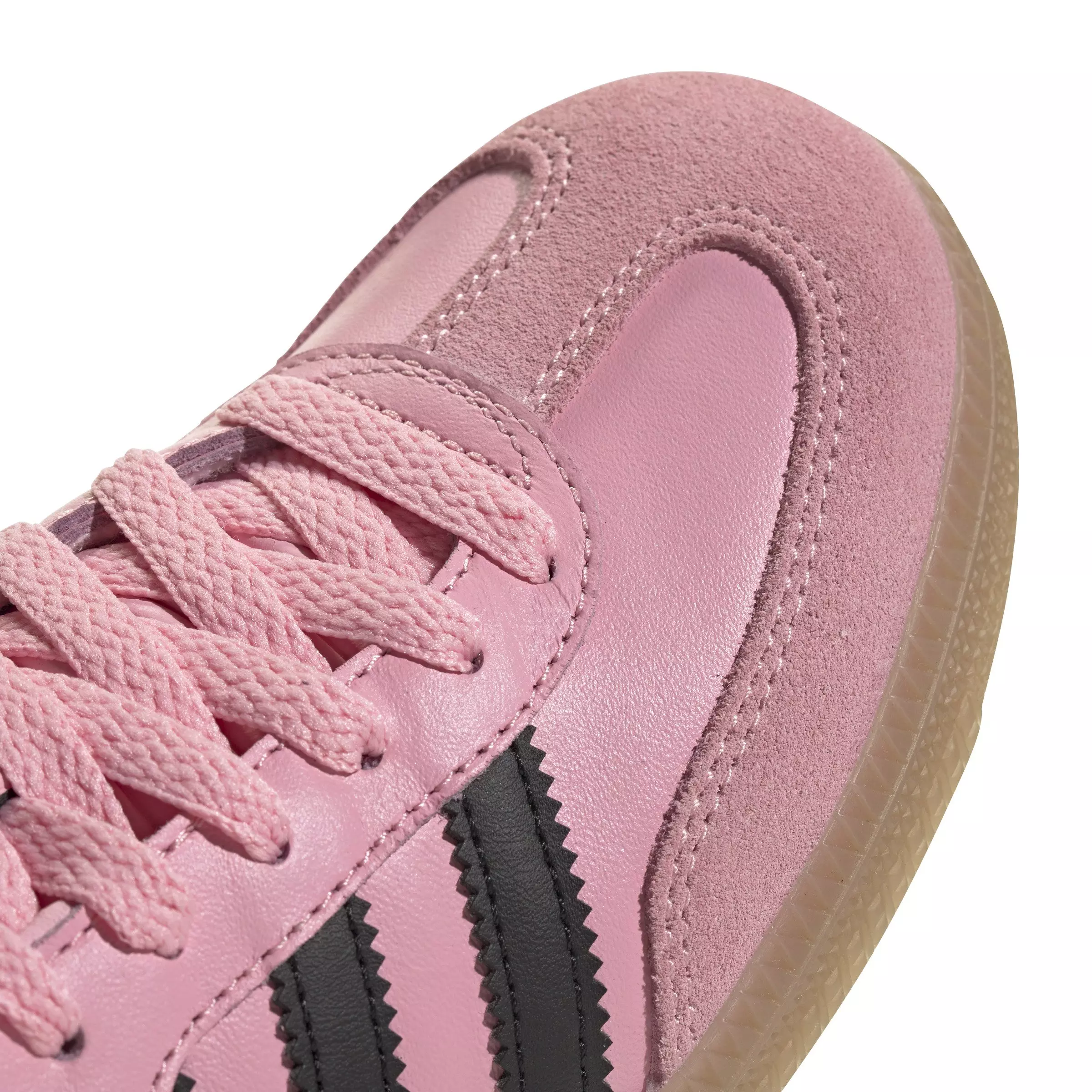 adidas Samba Messi "Light Pink/Core Black/Gum4" Grade School Kids' Shoe - LT PINK/BLACK/GUM