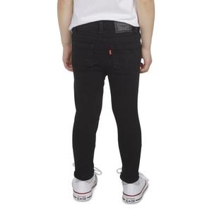 Levi's Toddler Girls' 710 Super Skinny Fit Slim Black Wash Denim Jeans