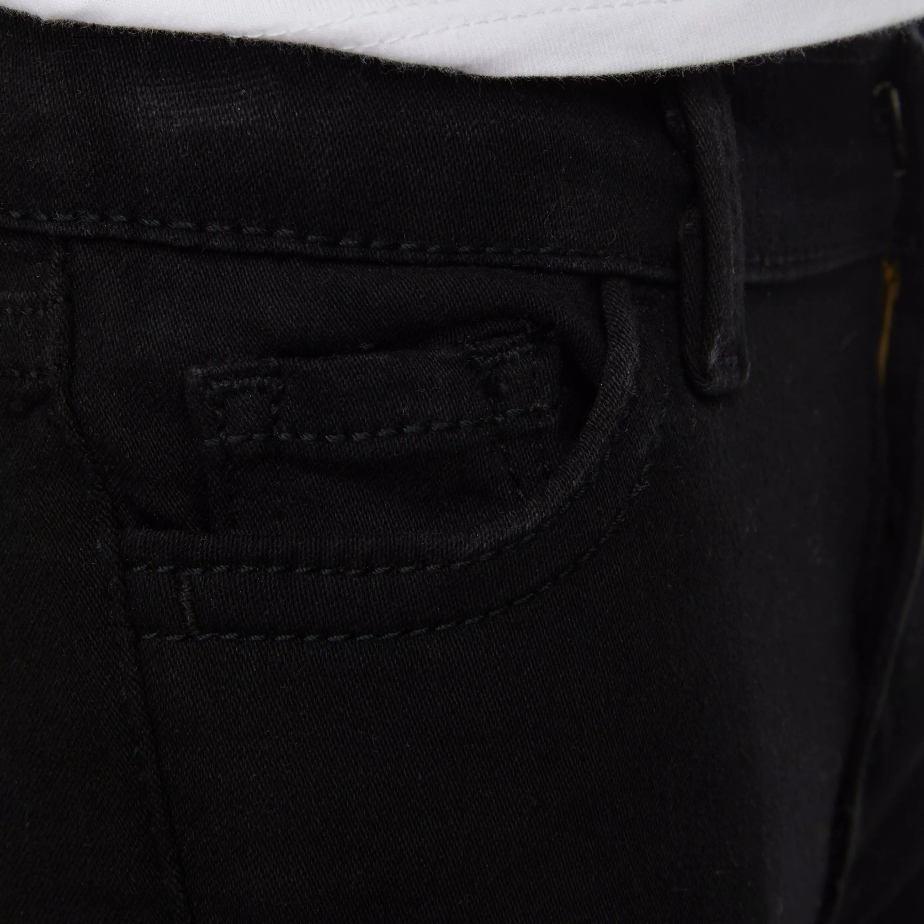 Levi's Toddler Girls' 710 Super Skinny Fit Slim Wash Denim Jeans - Black - BLACK