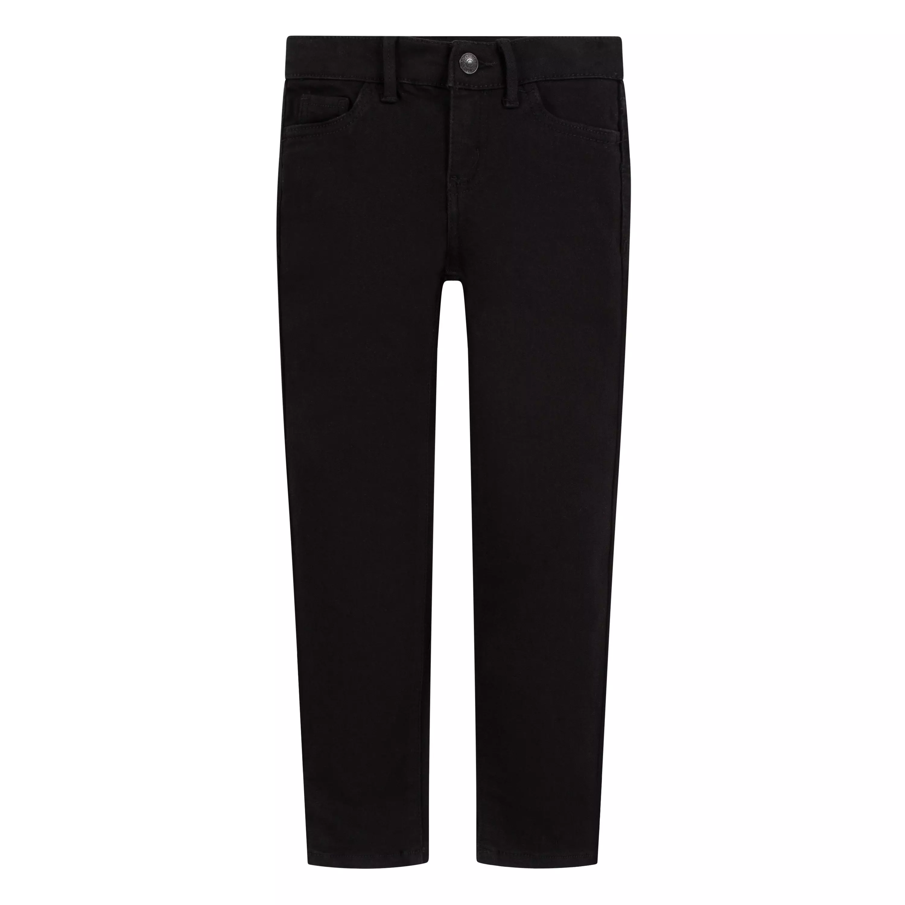 Levi's Little Girls' 710 Super Skinny Fit Slim Black Wash Denim Jeans - BLACK