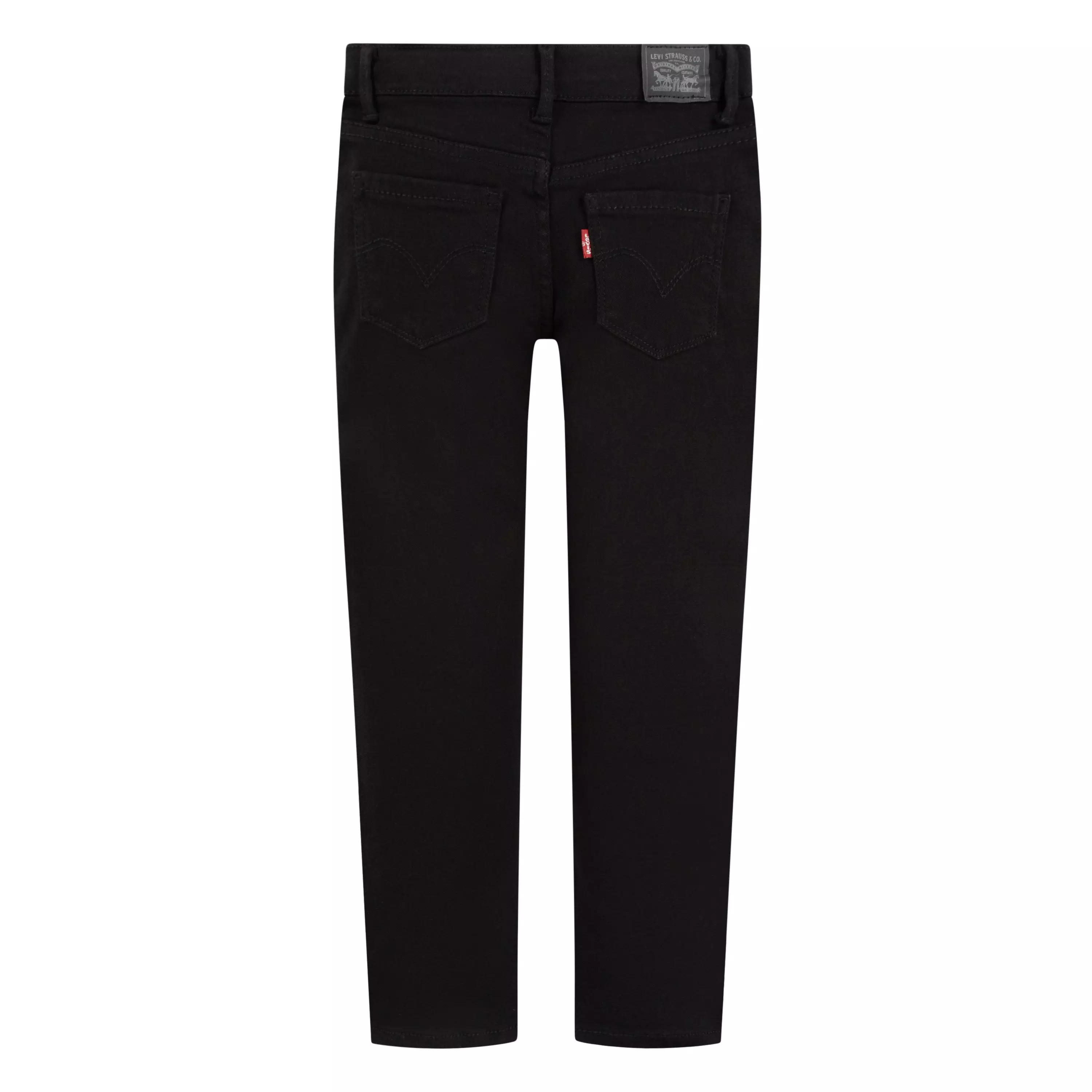 Levi's Little Girls' 710 Super Skinny Fit Slim Black Wash Denim Jeans - BLACK