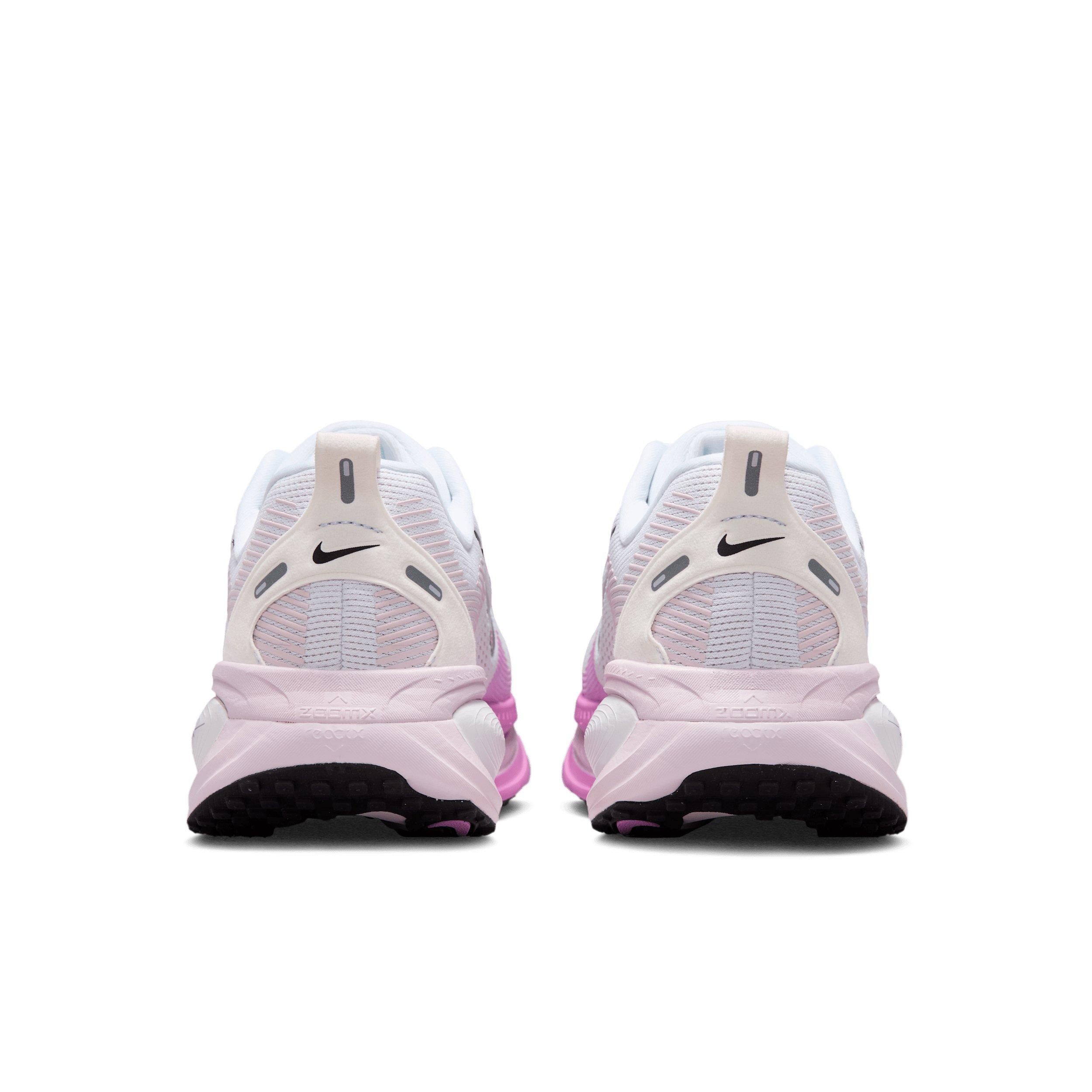 Nike Vomero 18 "White/Bleached Lilac/Light Magenta/Black" Women's Wide Running Shoe - WHITE/LILAC/LT MAGENTA/BLACK