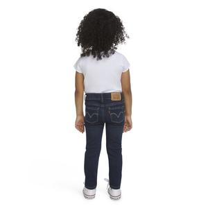 Levi's Toddler Girls' 710 Super Skinny Fit Slim Blue Wash Denim Jeans