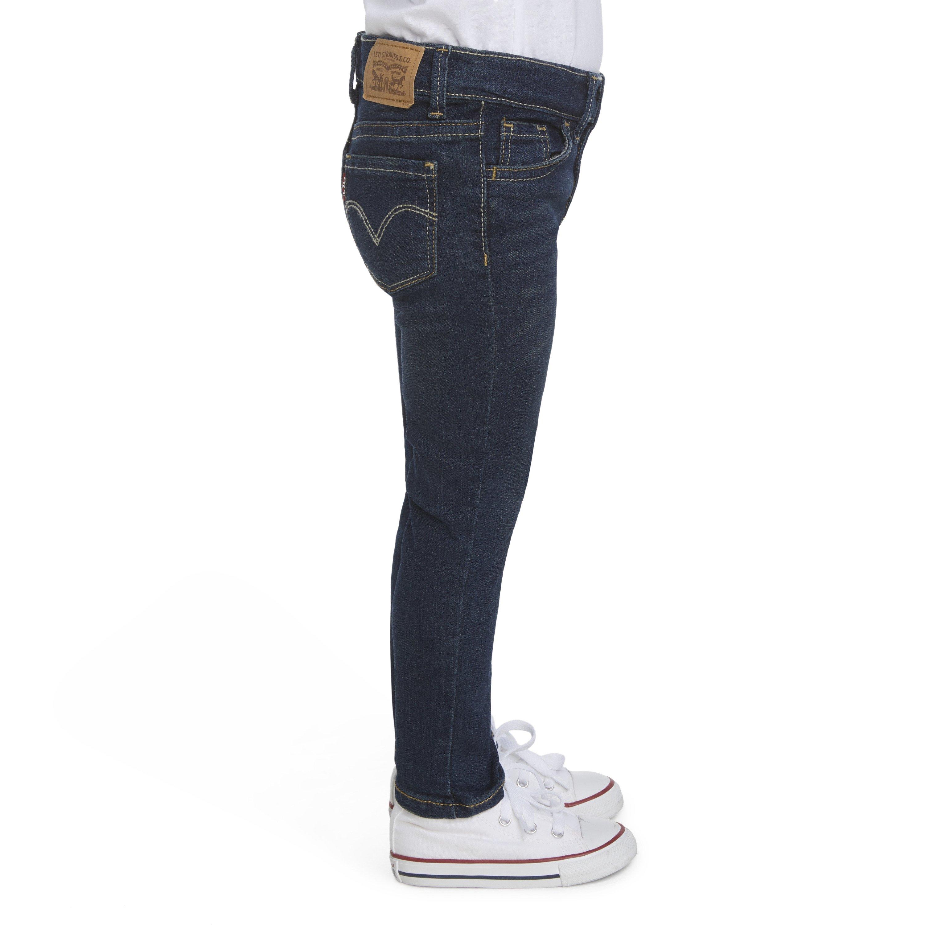Levi's 710 Super Skinny Fit Slim Toddler Girls' Blue Wash Denim Jeans