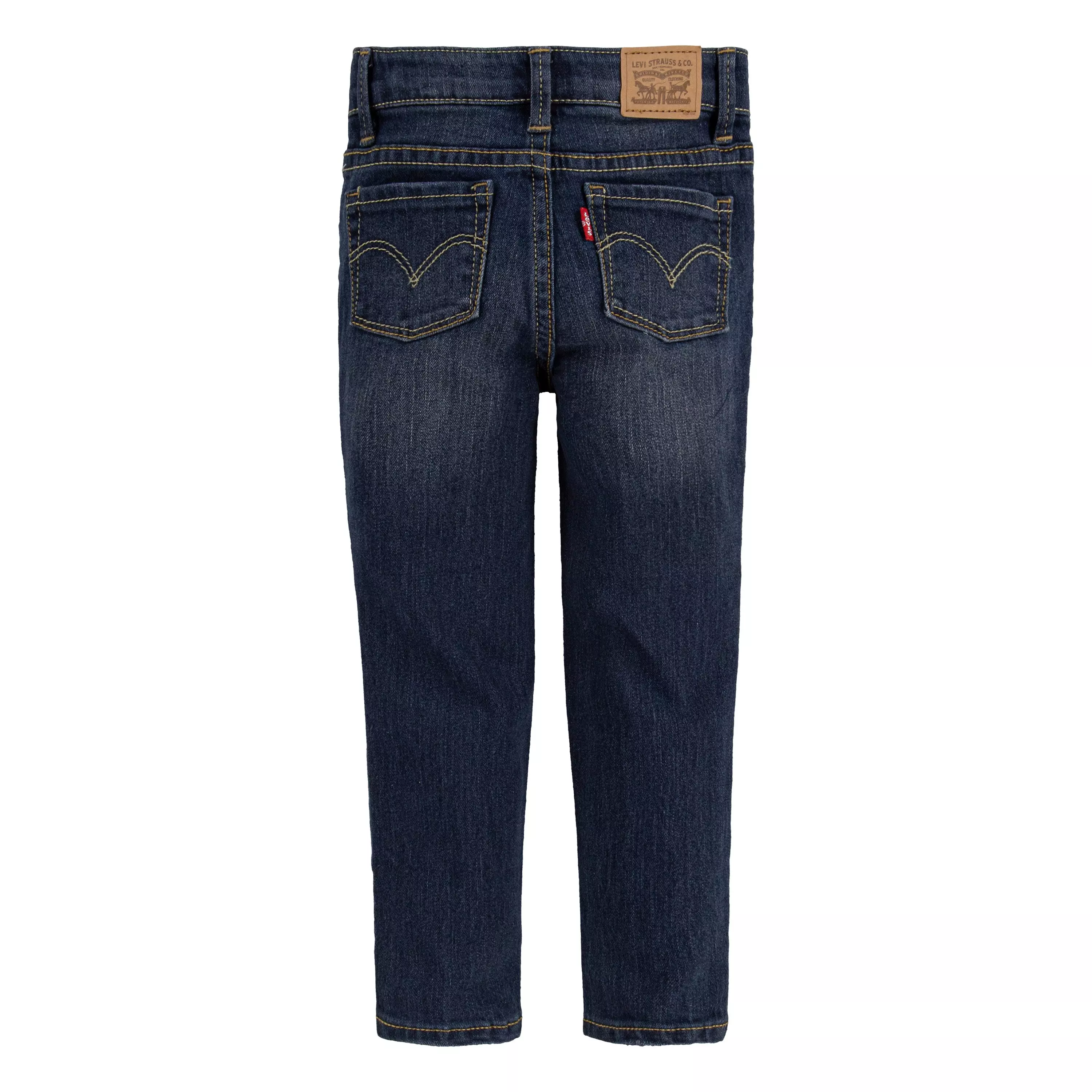Levi's Toddler Girls' 710 Super Skinny Fit Slim Blue Wash Denim Jeans - BLUE