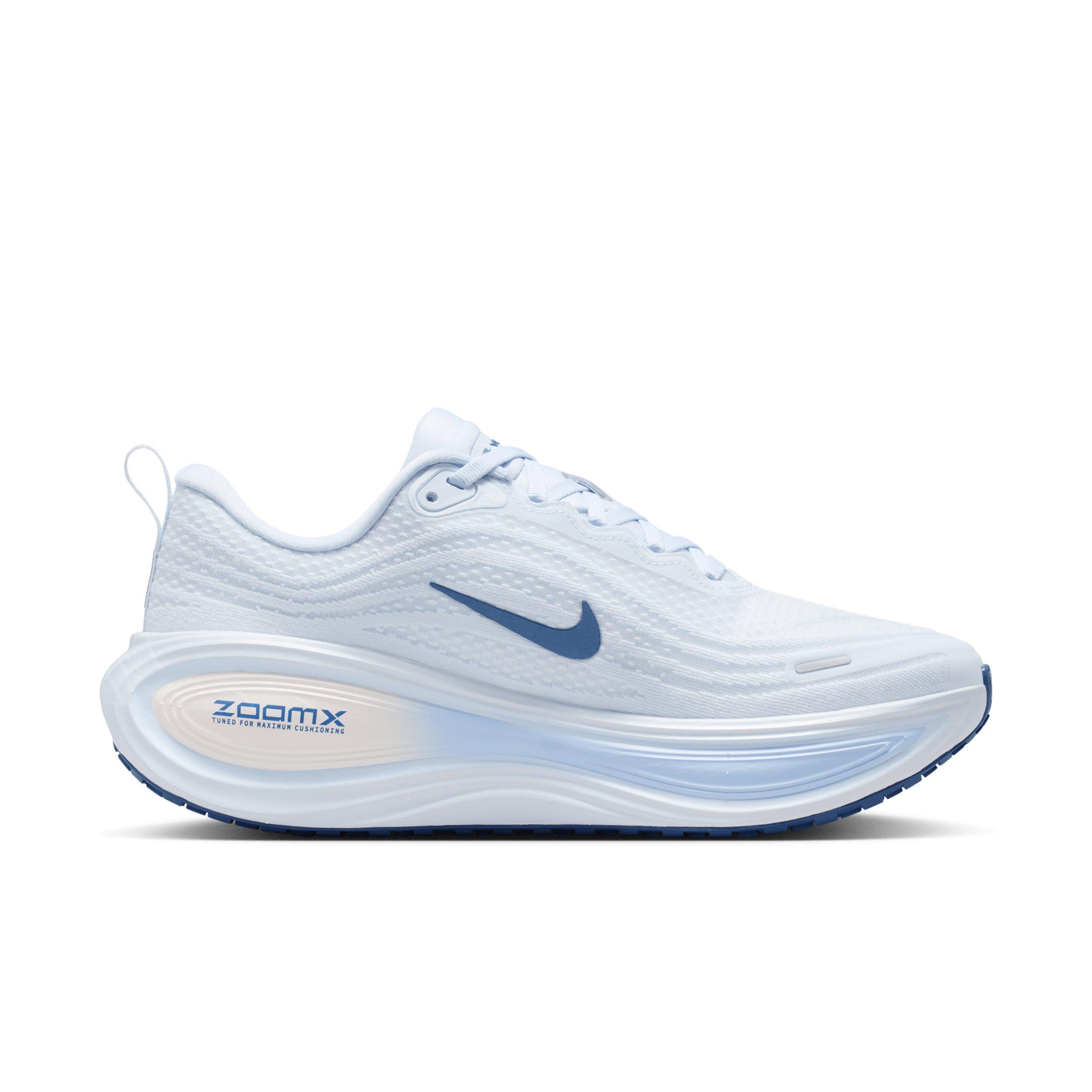 Nike Vomero Plus "White/Aluminum/Football Grey/Mystic Navy" Women's Running Shoe - WHITE/ALUMINA/GREY/NAVY