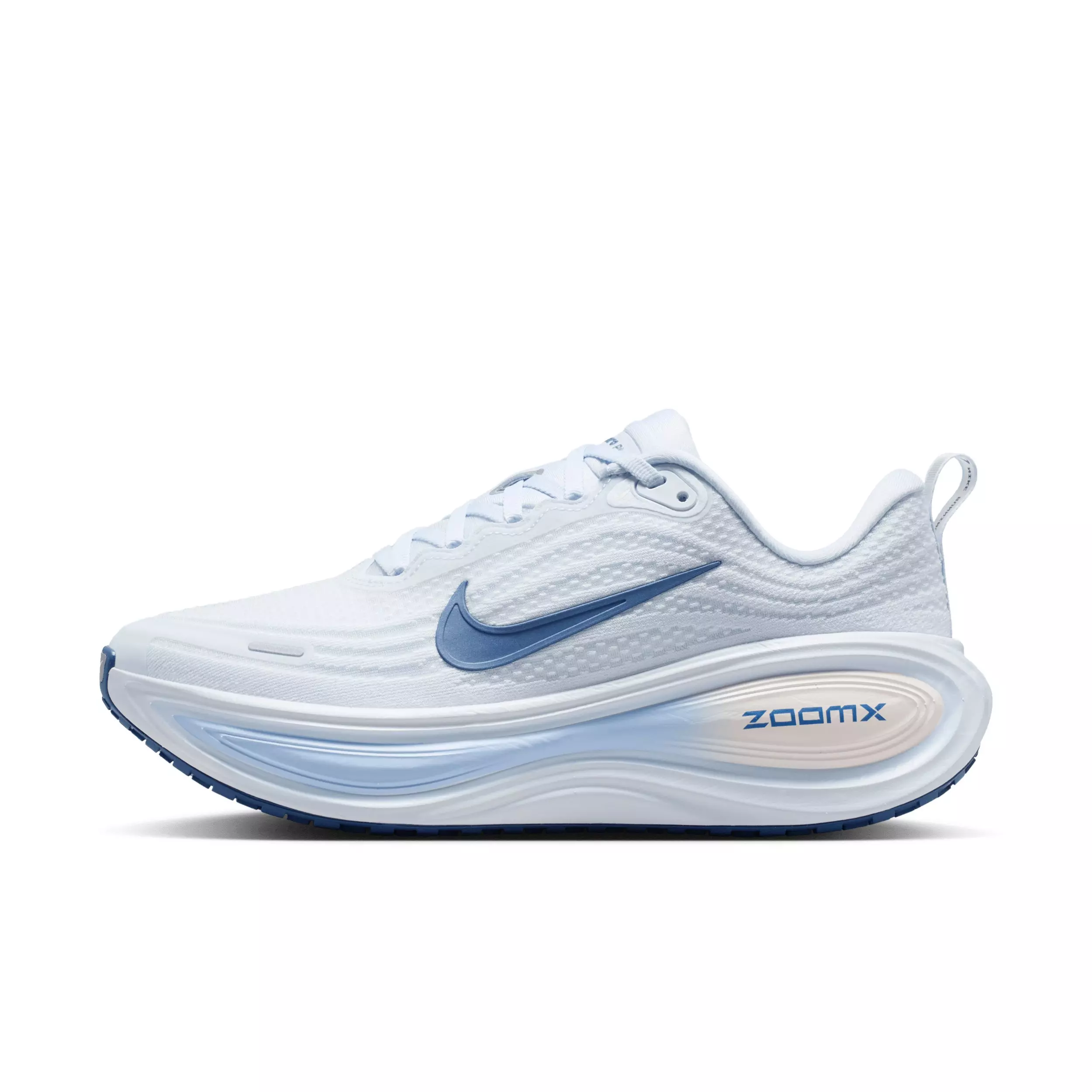 Nike Vomero Plus "White/Aluminum/Football Grey/Mystic Navy" Women's Running Shoe - WHITE/ALUMINA/GREY/NAVY