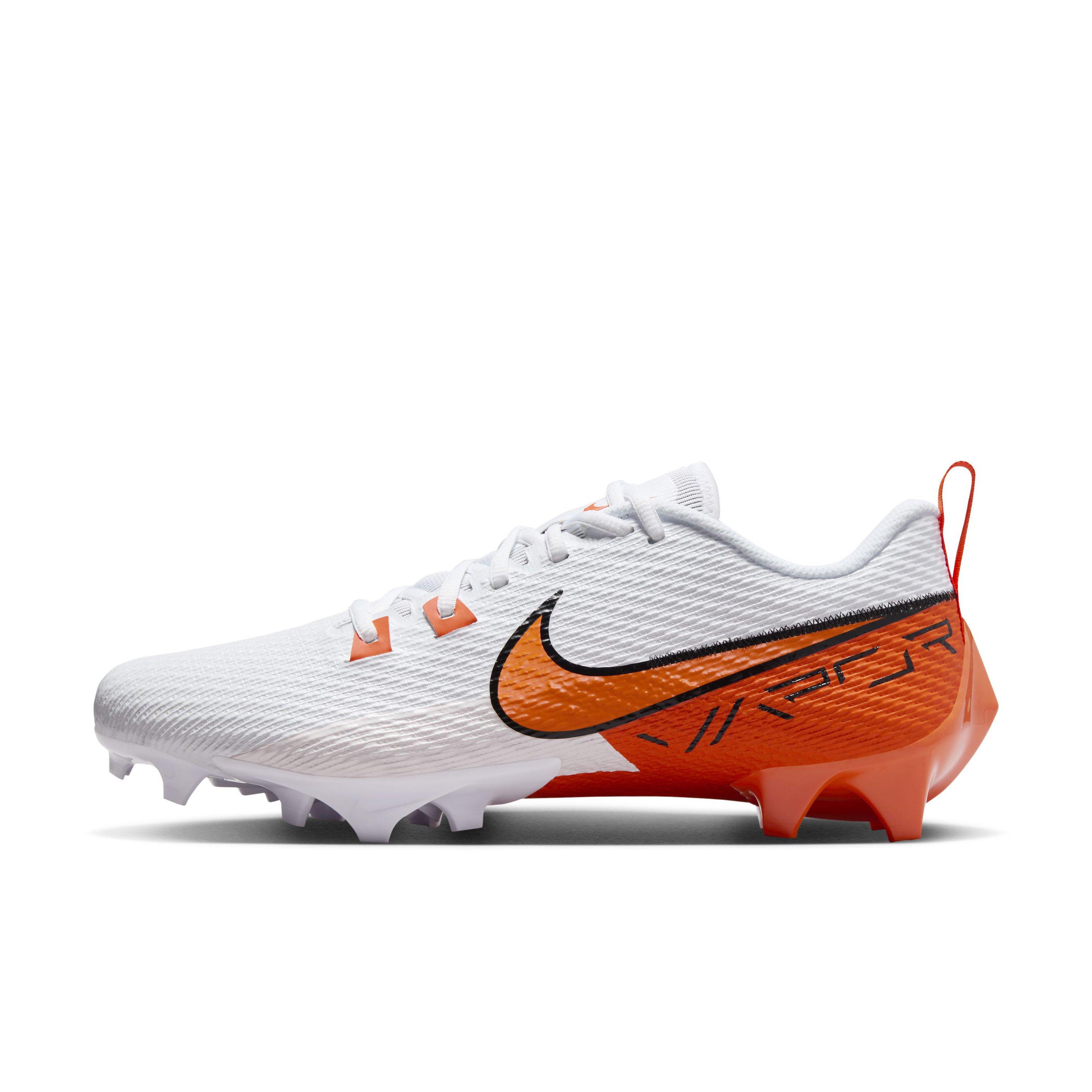 Orange high top football cleats best sale