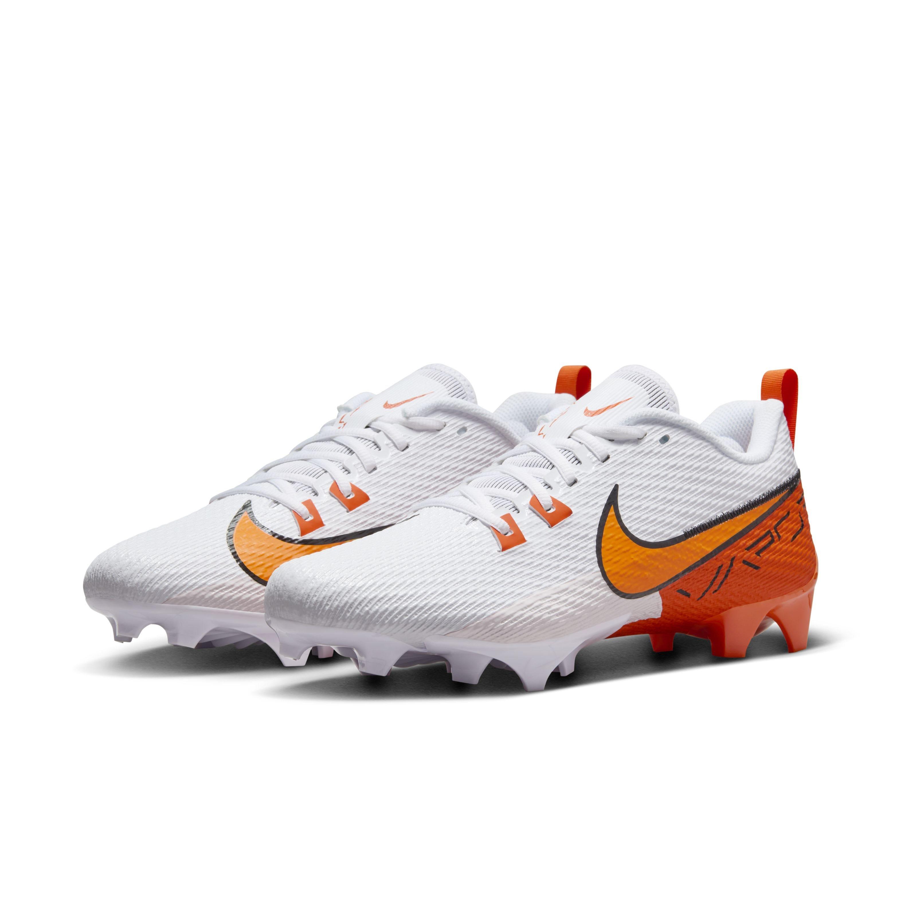 Nike Vapor Edge Speed 360 2 "White/Black/Brilliant Orange" Men's Football Cleat - WHITE/BLACK/ORANGE Thumbnail View 3
