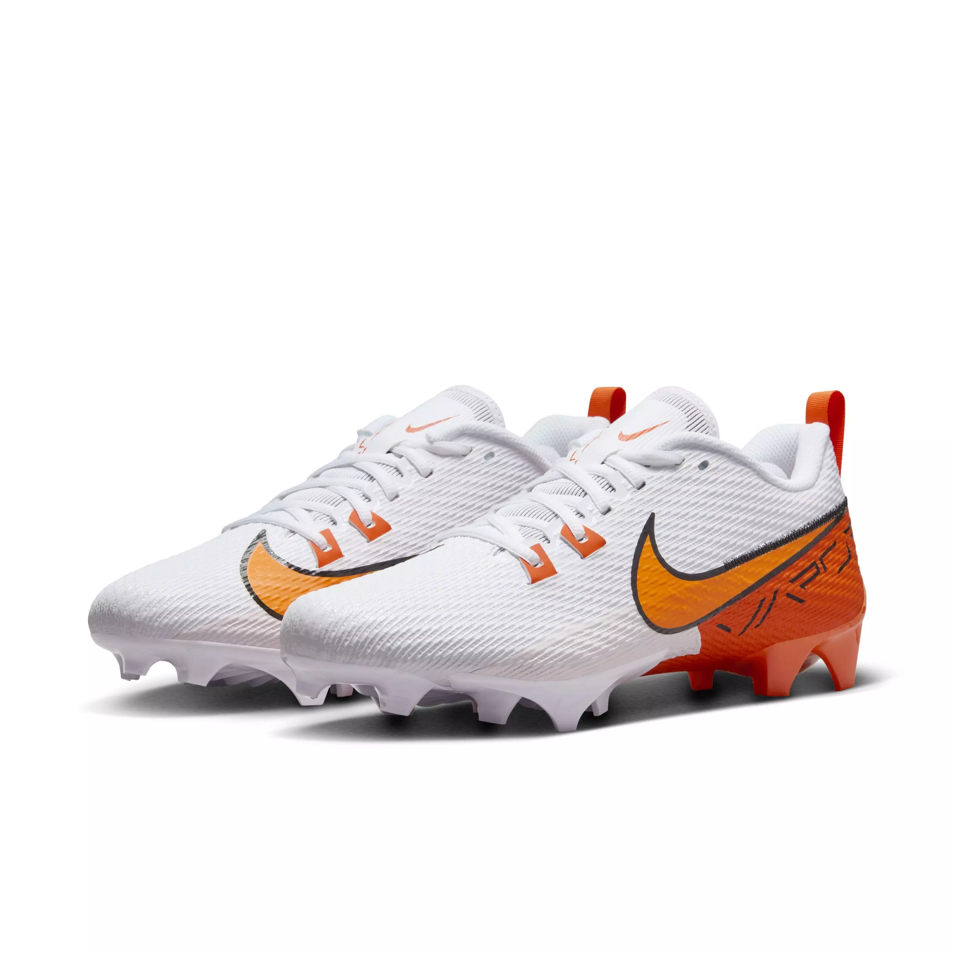 Nike Vapor Edge Speed 360 2 "White/Black/Brilliant Orange" Men's Football Cleat - WHITE/BLACK/ORANGE