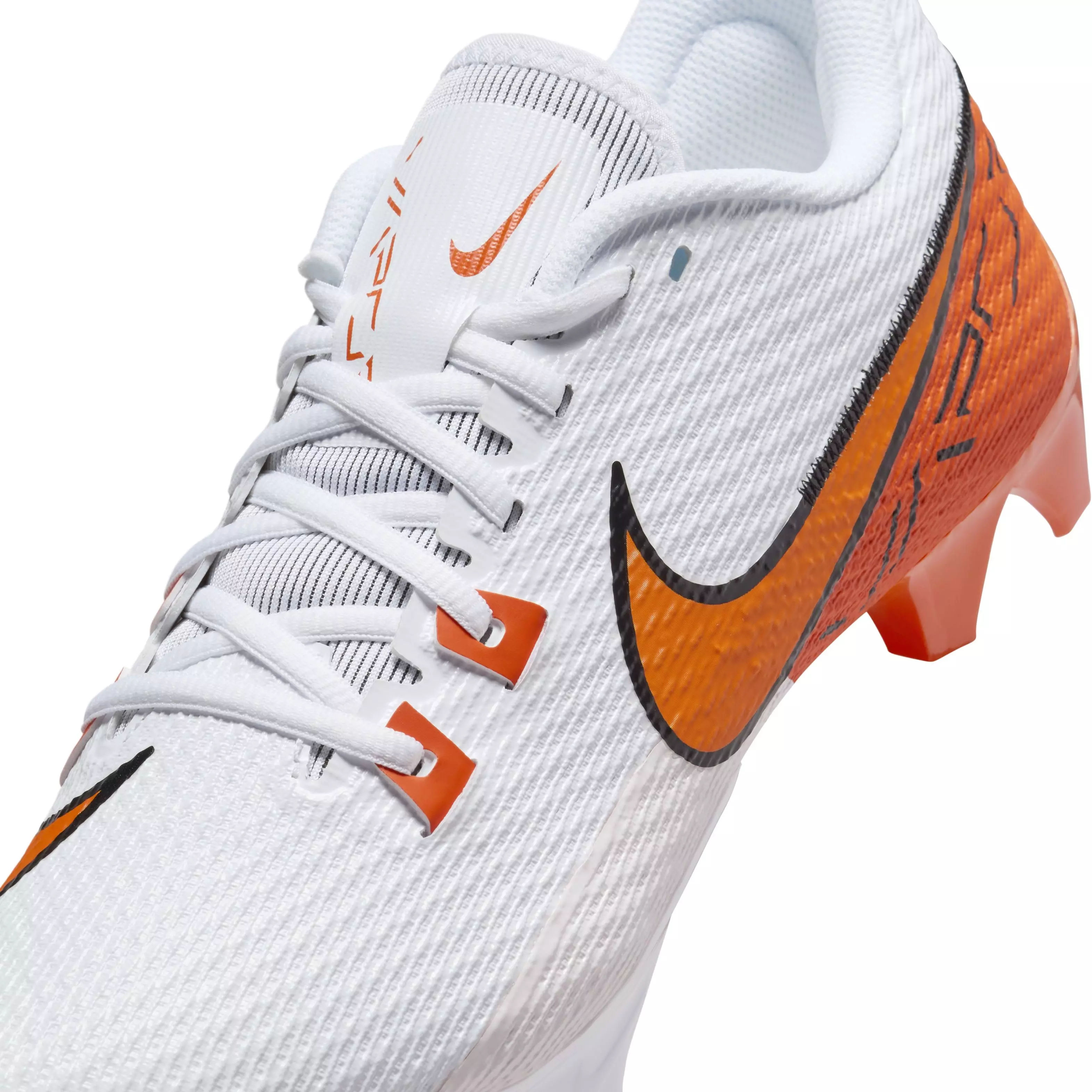 Nike Vapor Edge Speed 360 2 "White/Black/Brilliant Orange" Men's Football Cleat - WHITE/BLACK/ORANGE