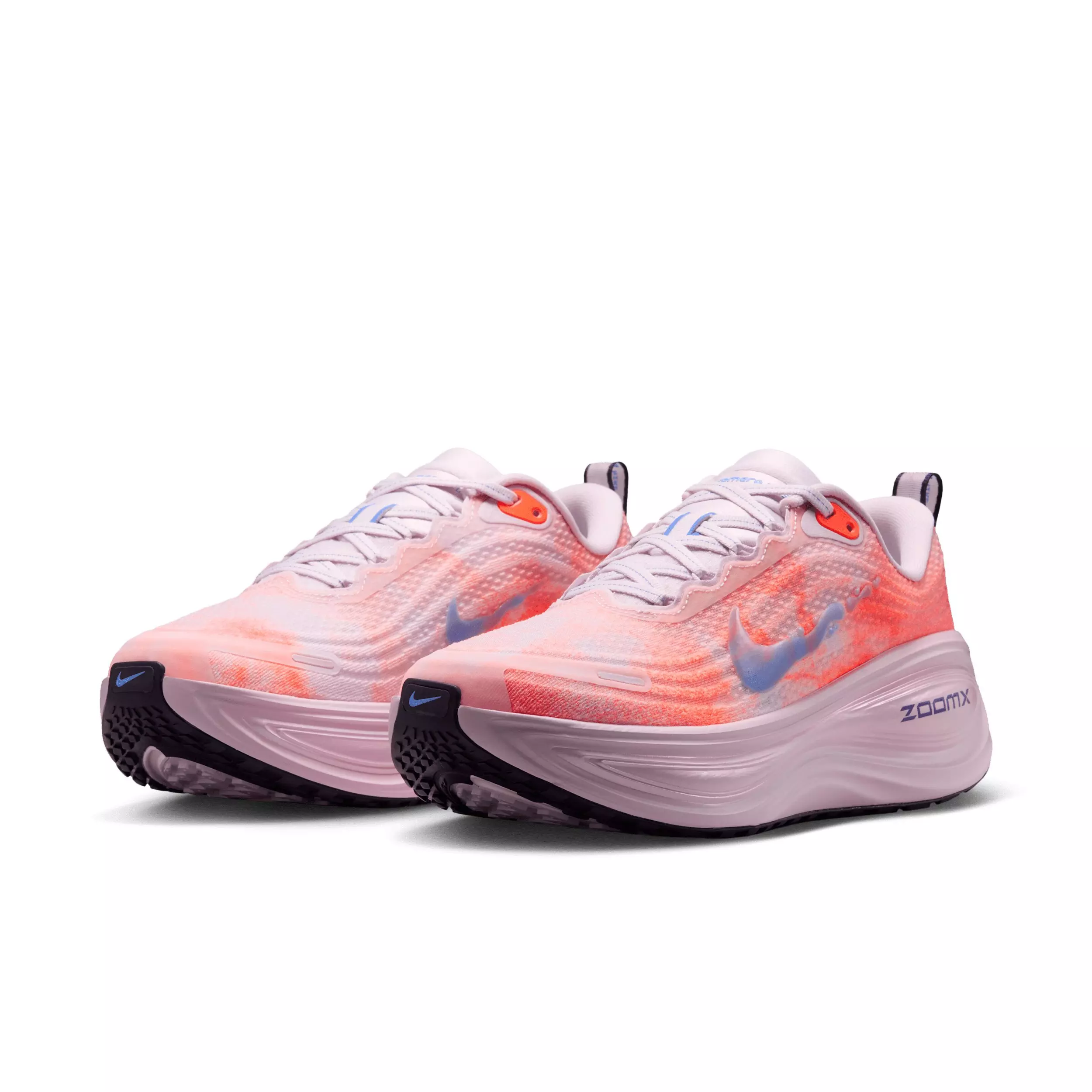 Nike Vomero Plus "Bleached Lilac/Hyper Crimson/Sunset Haze/Royal Pulse" Women's Running Shoe - LILAC/CRIMSON/HAZE/ROYAL