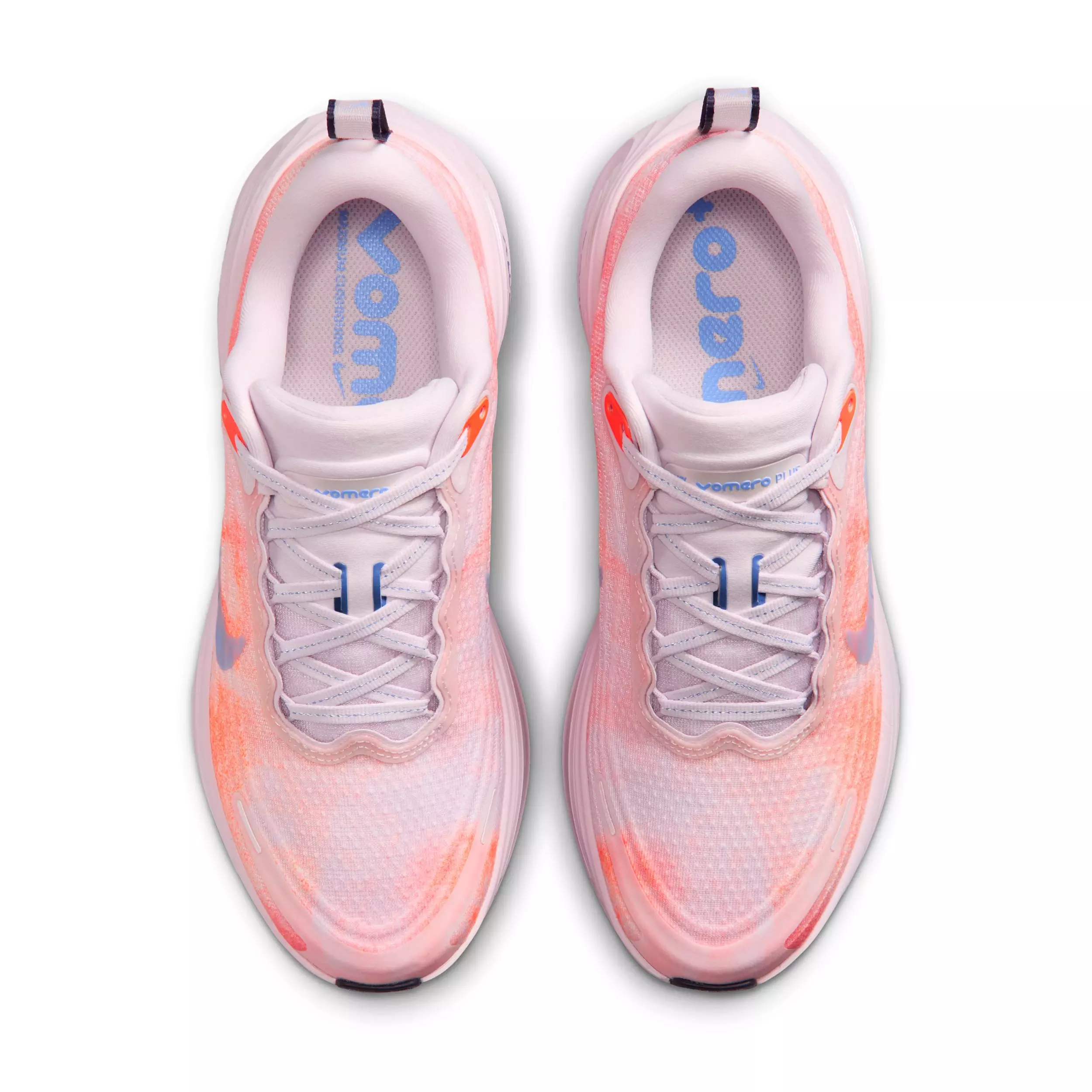 Nike Vomero Plus "Bleached Lilac/Hyper Crimson/Sunset Haze/Royal Pulse" Women's Running Shoe - LILAC/CRIMSON/HAZE/ROYAL