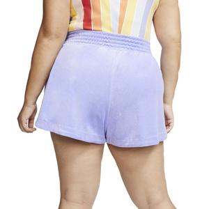 Nike Sportswear Women's "Light Purple" Shorts-Plus Size