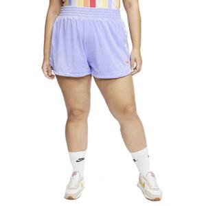 Nike Sportswear Women's "Light Purple" Shorts-Plus Size