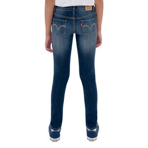 Levi's Big Girls' 710 Super Skinny Fit Slim Blue Wash Denim Jeans