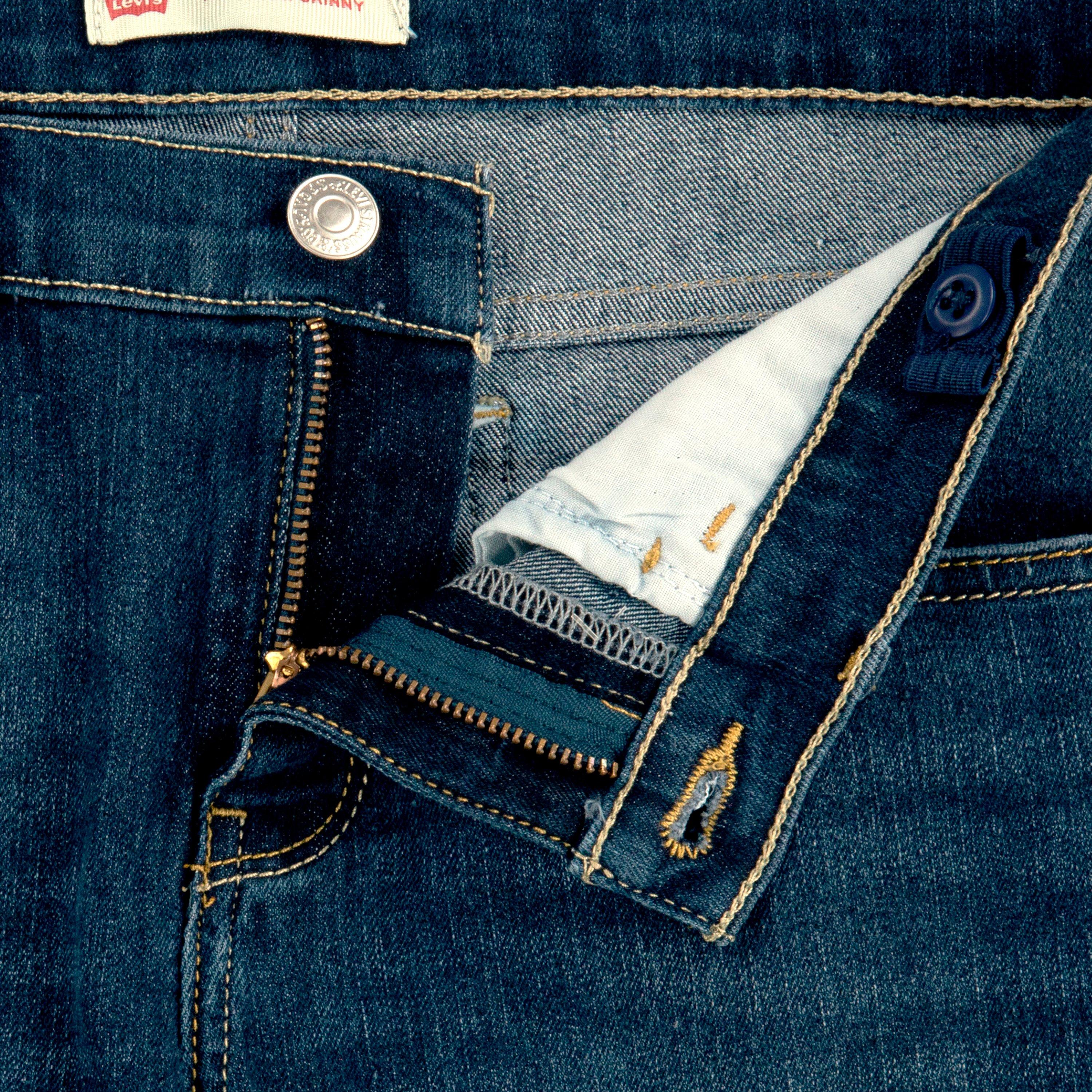 Levi's 710 Super Skinny Fit Slim Big Girls' Blue Wash Denim Jeans