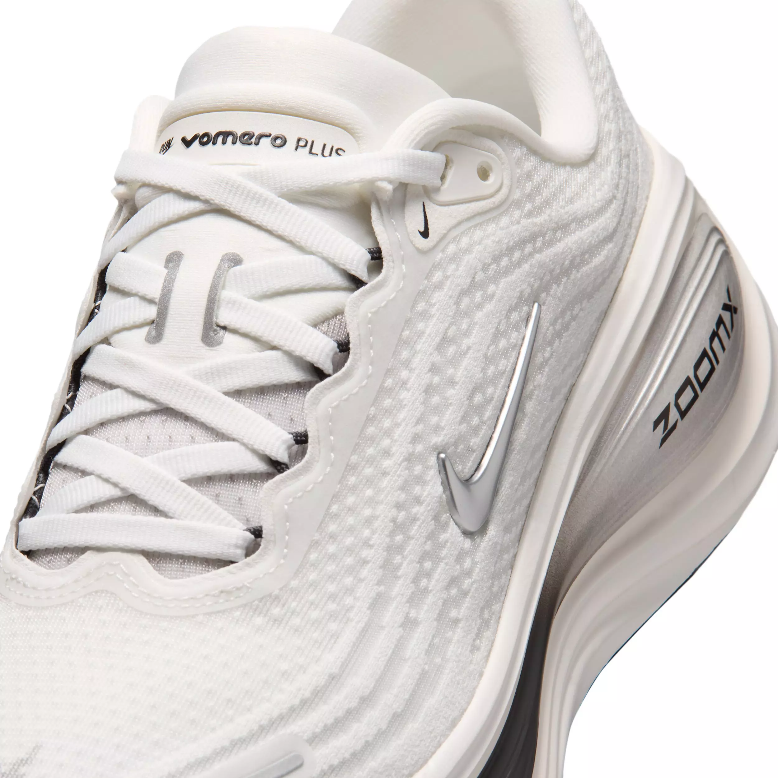 Nike Vomero Plus "Summit White/Sail/Anthracite/Metallic Silver" Women's Running Shoe - WHITE/SAIL/ANTHRACITE/SILVER