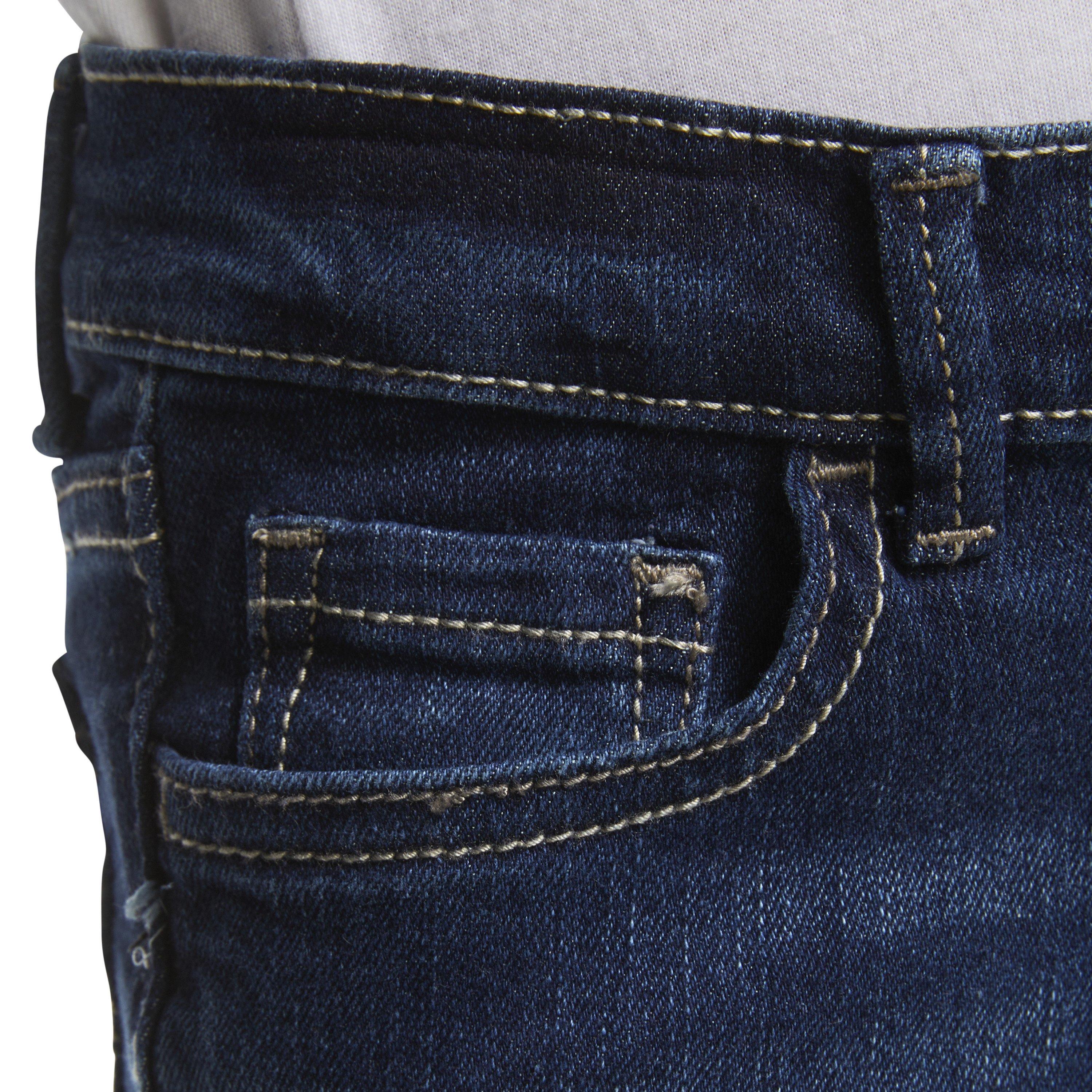 Levi's 710 Super Skinny Fit Slim Little Girls' Navy Wash Denim Jeans