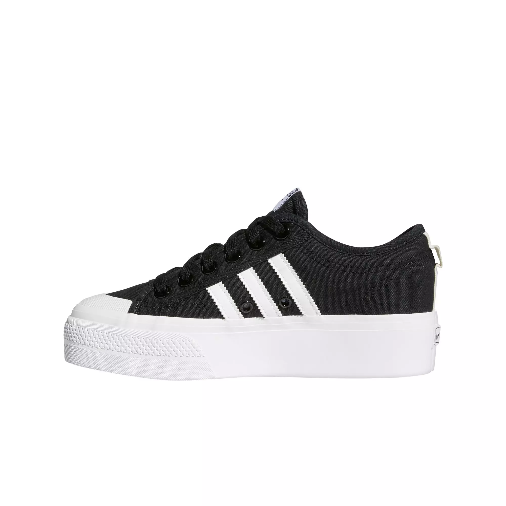 adidas Originals Nizza Platform "Black/White" Women's Shoe - BLACK/WHITE