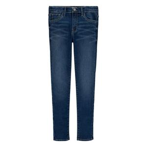 Levi's Big Girls' 710 Super Skinny Fit Slim Navy Wash Denim Jeans