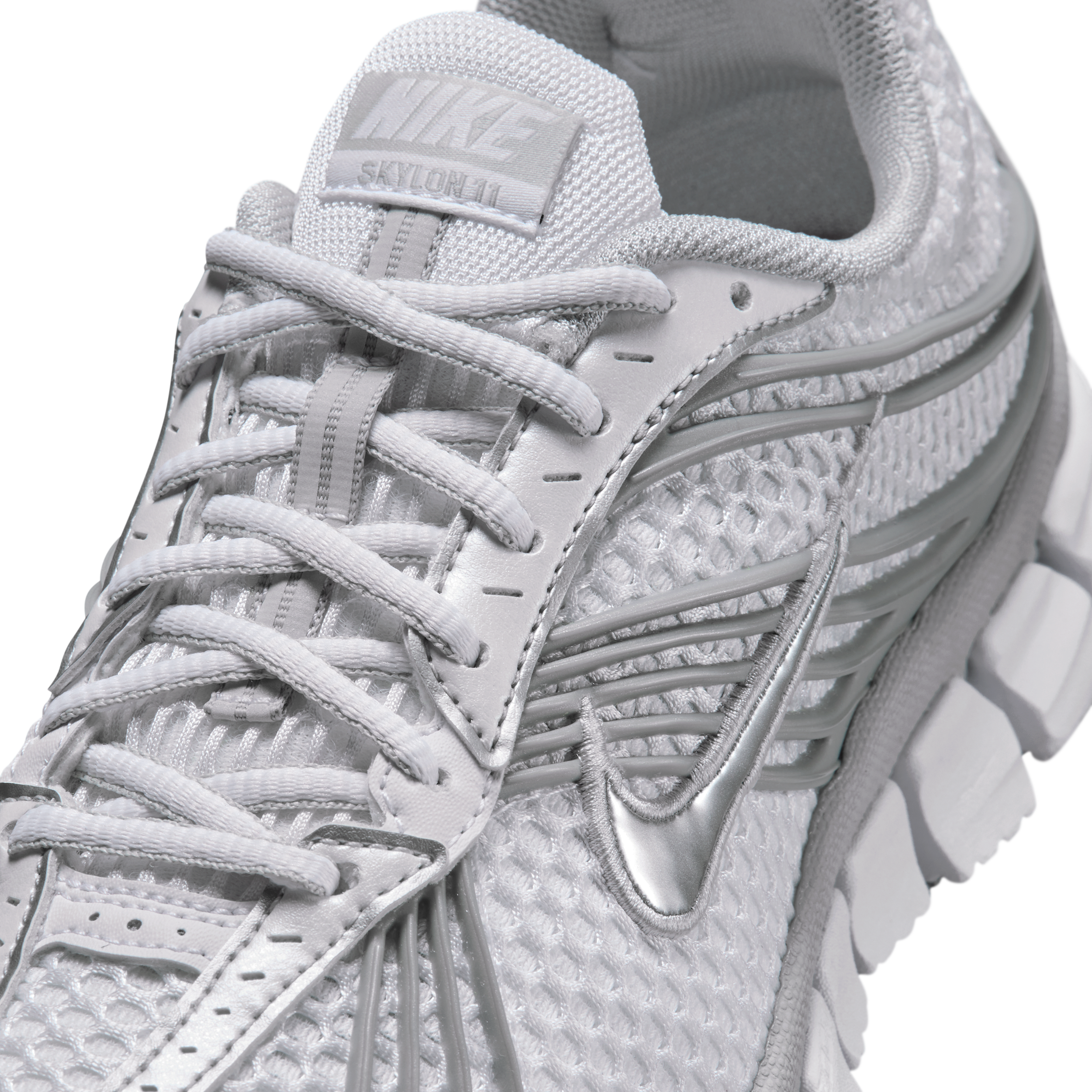 Nike Zoom Skylon 11 "Grey Fog" Women's Shoe - WHITE/GREY FOG/METALLIC SILVER Thumbnail View 8