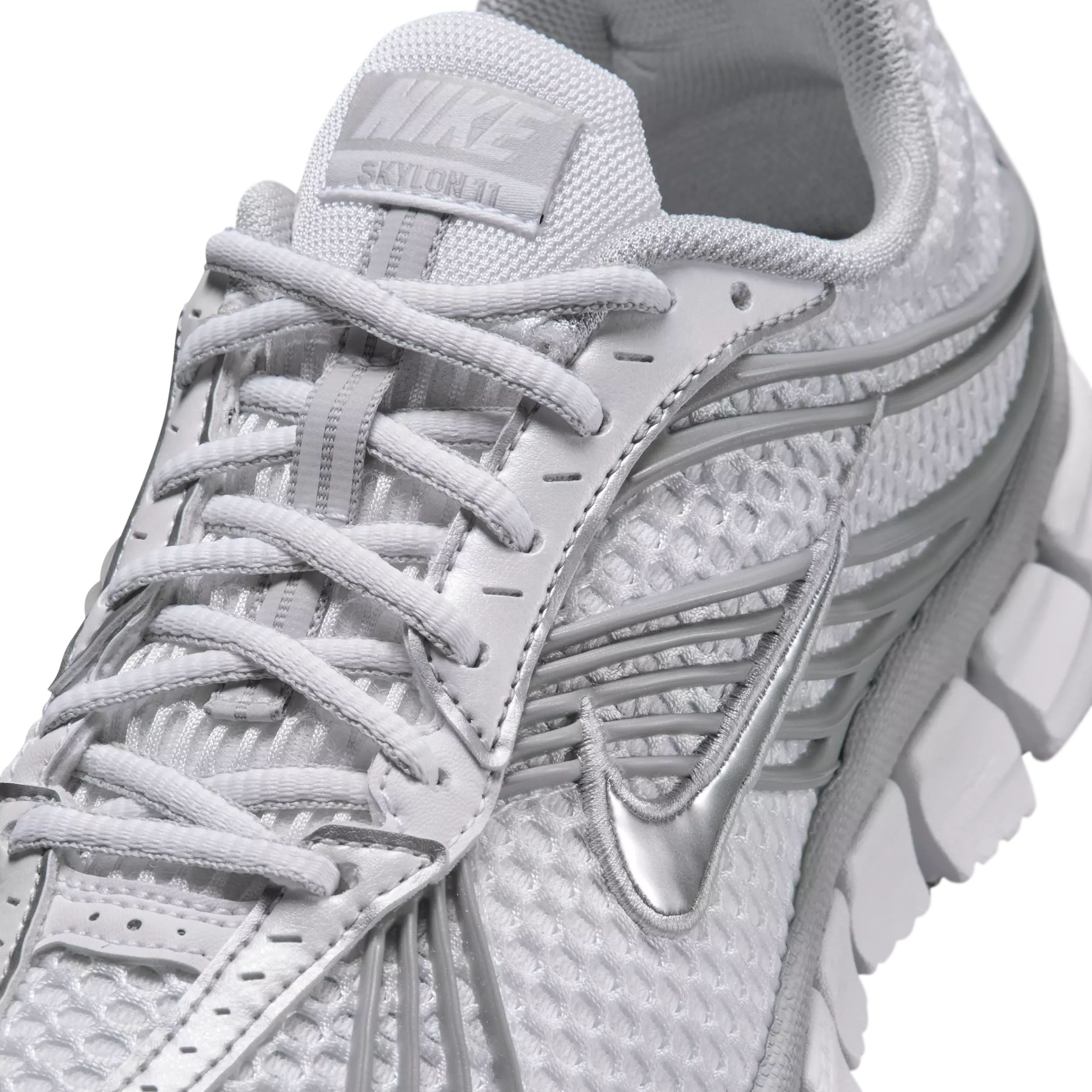 Nike Zoom Skylon 11 "Grey Fog" Women's Shoe - WHITE/GREY FOG/METALLIC SILVER