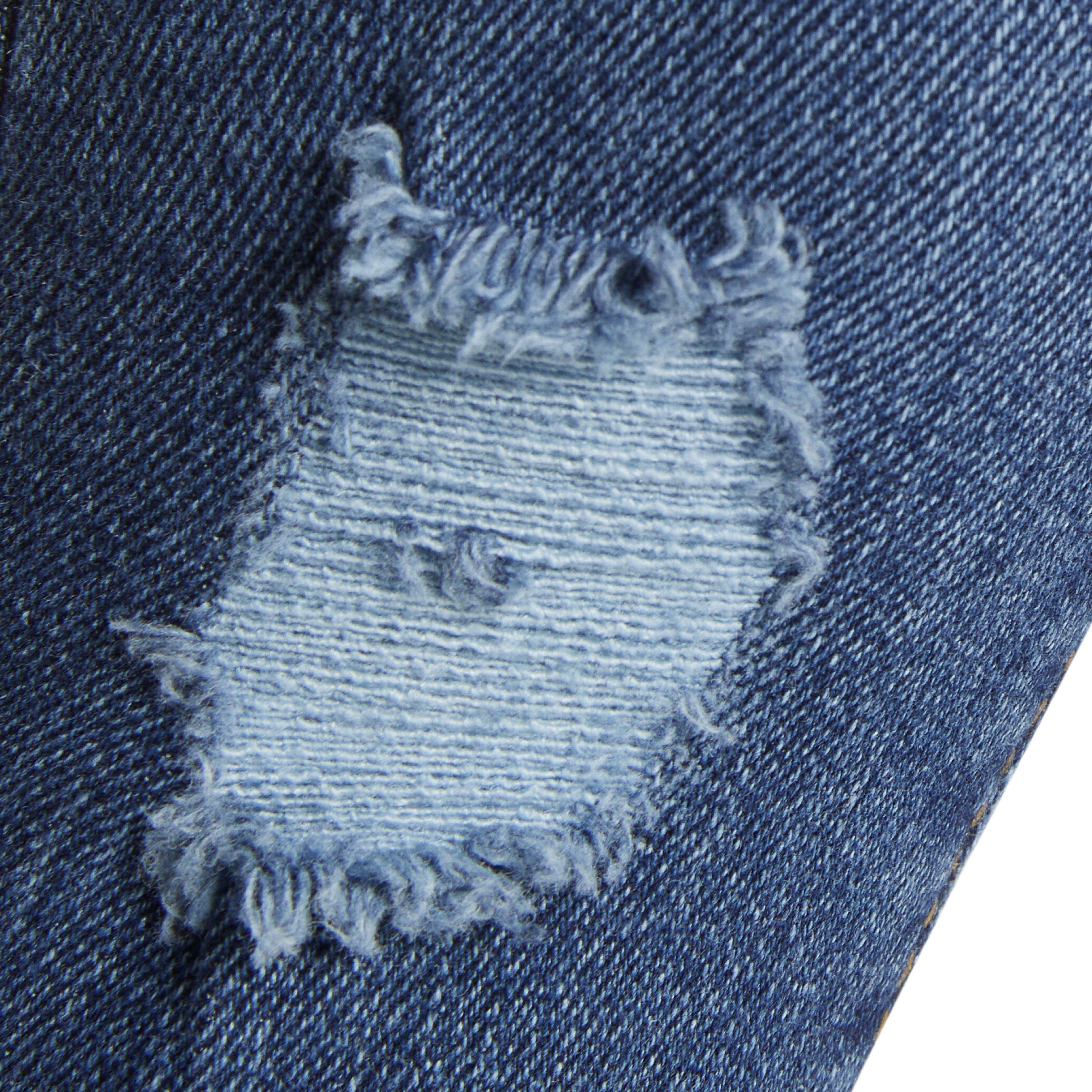 Levi's Toddler Girls' 710 Super Skinny Fit Slim Medium Wash Denim Jeans - Blue - MEDIUM BLUE Thumbnail View 5