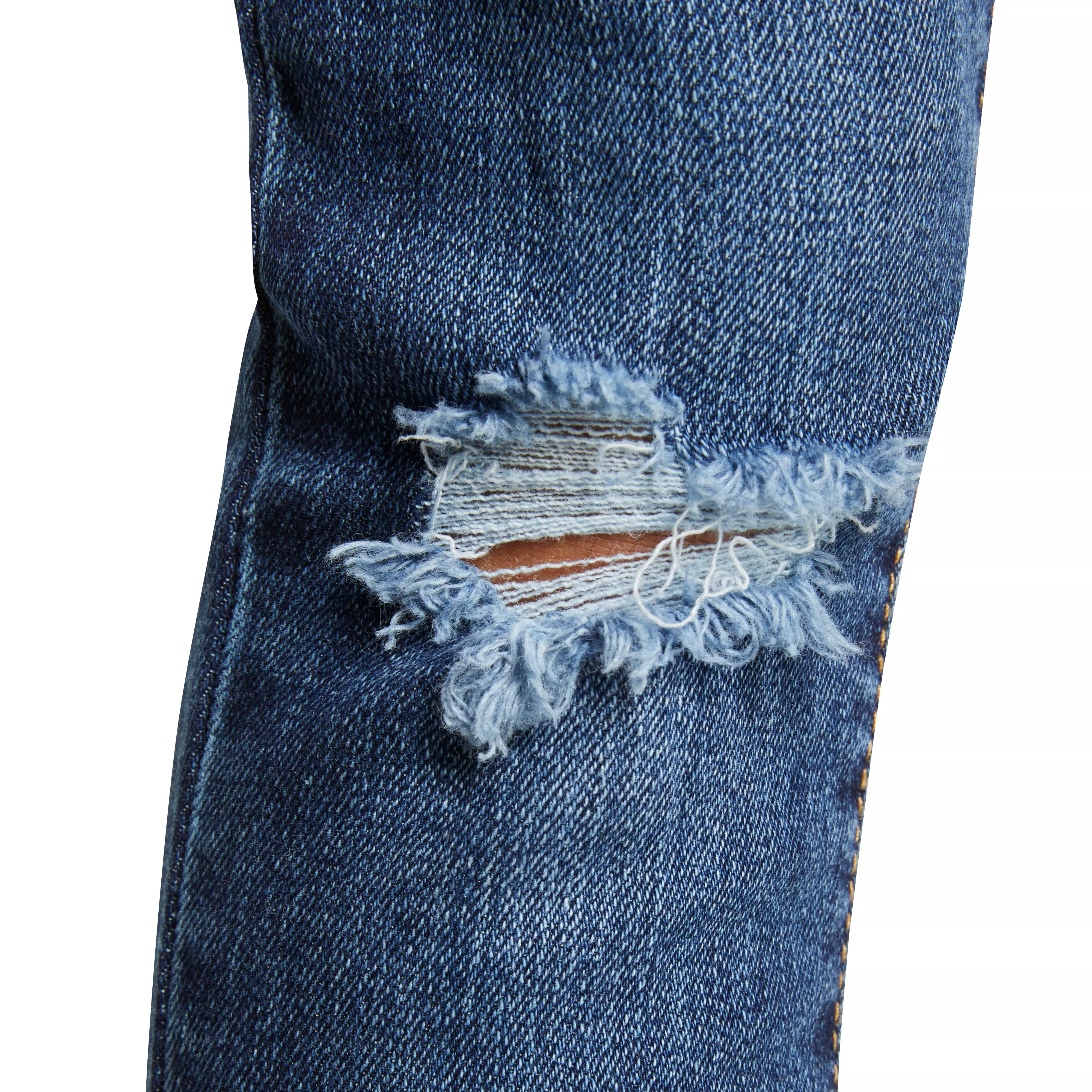 Levi's Little Girls' 710 Super Skinny Fit Slim Medium Wash Denim Jeans - Blue - MEDIUM BLUE