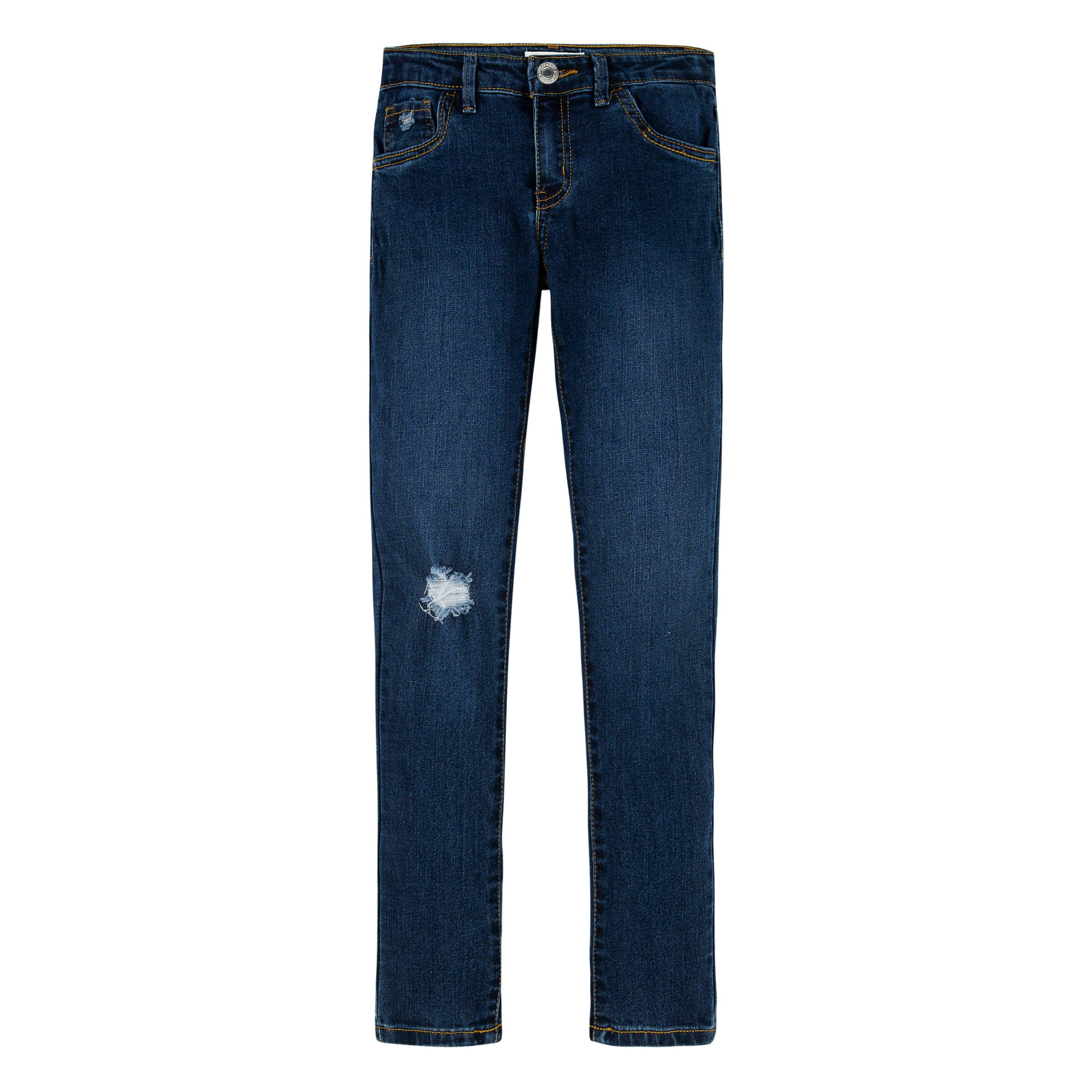 Levi's 710 Super Skinny Fit Slim Big Girls' Medium Blue Wash Denim Jeans