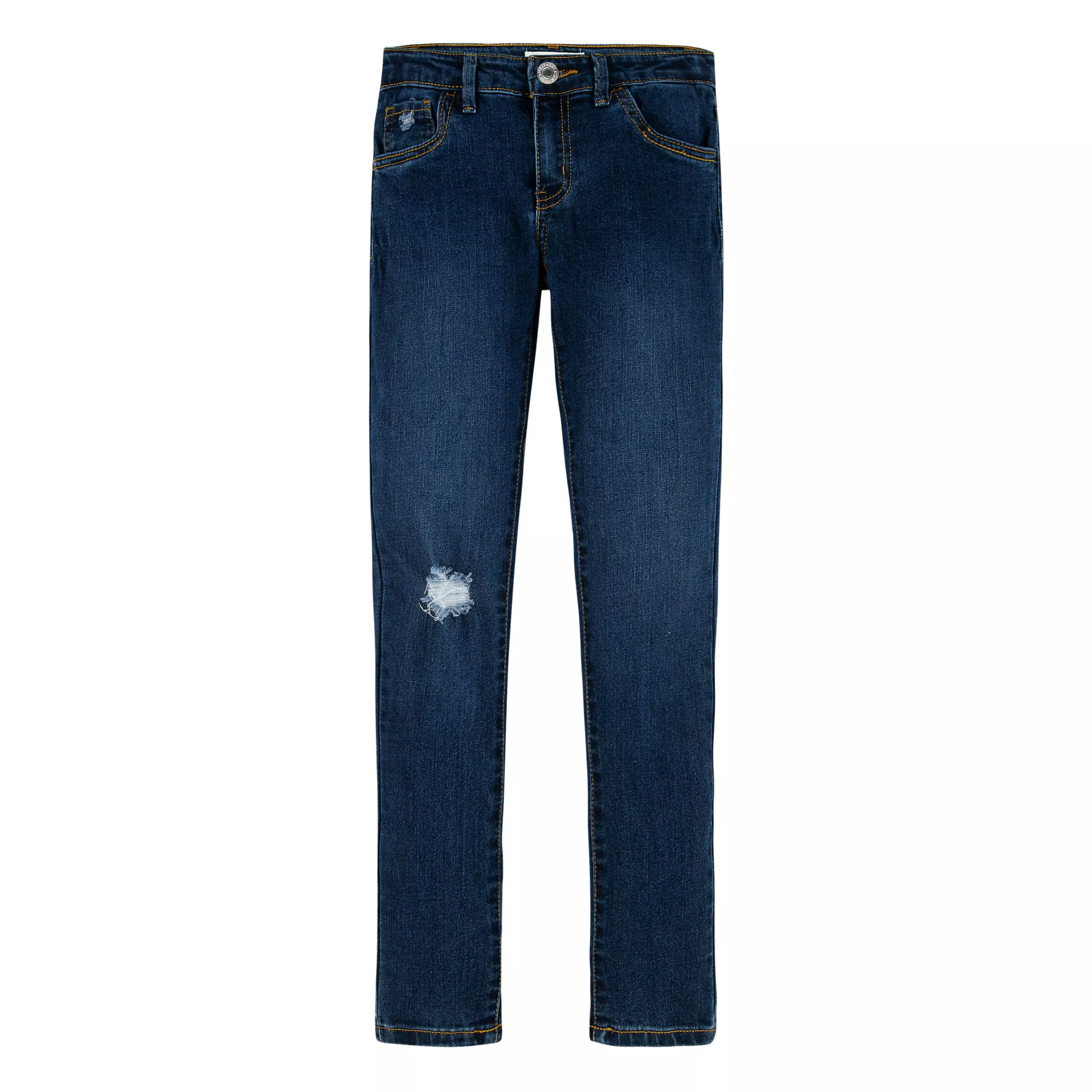 Levi's Big Girls' 710 Super Skinny Fit Slim Medium Blue Wash Denim Jeans - MEDIUM BLUE