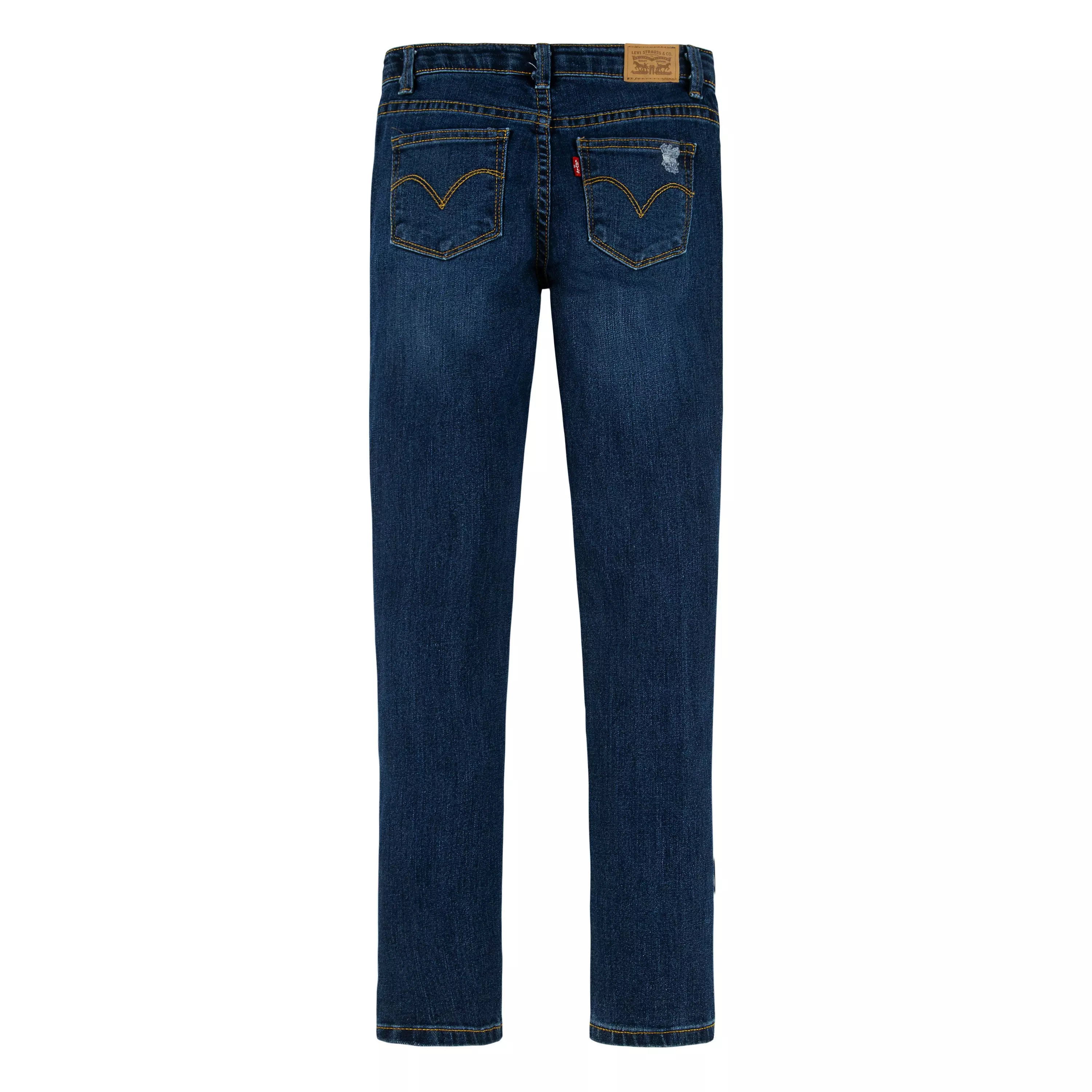 Levi's Big Girls' 710 Super Skinny Fit Slim Medium Blue Wash Denim Jeans - MEDIUM BLUE