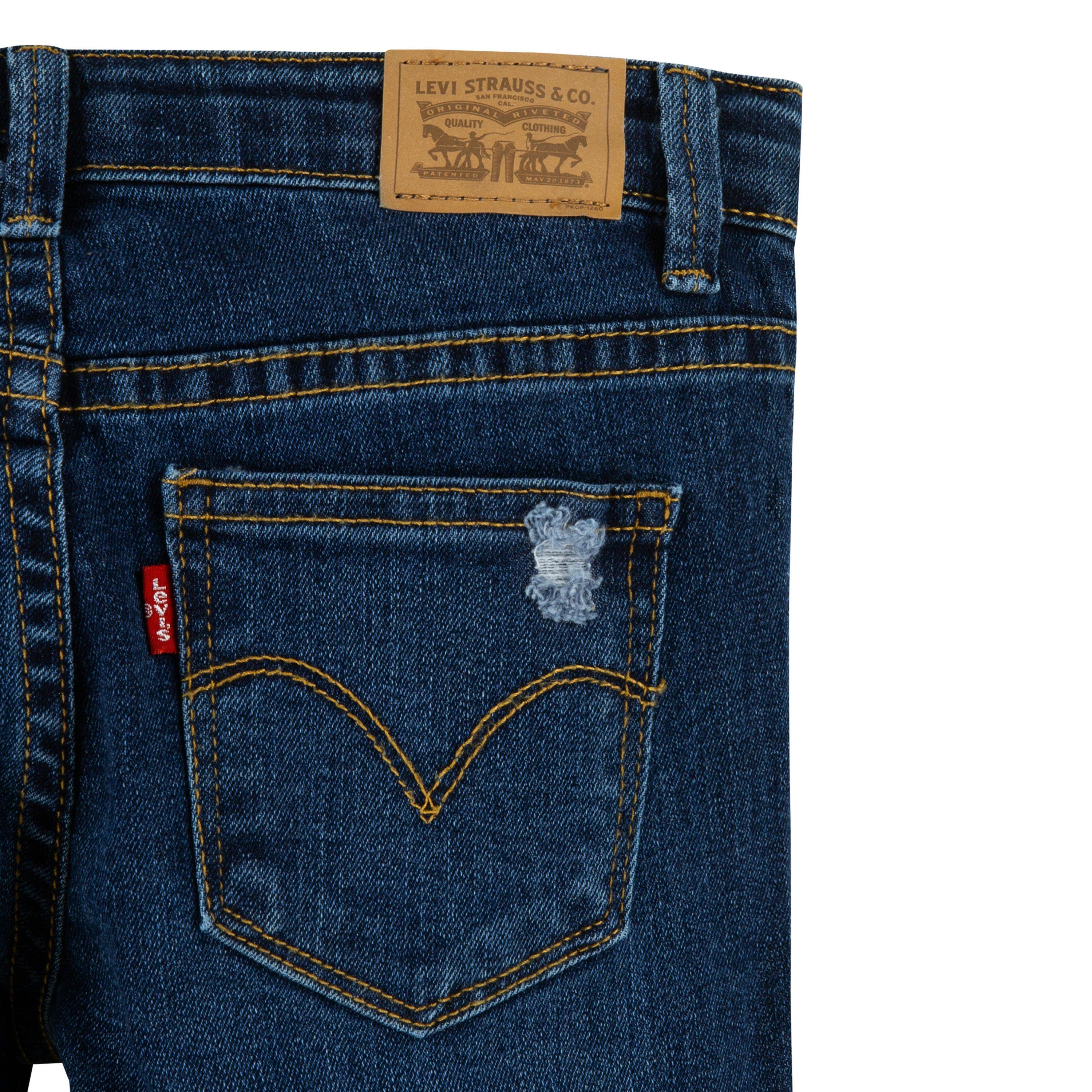 Levi's 710 Super Skinny Fit Slim Big Girls' Medium Blue Wash Denim Jeans