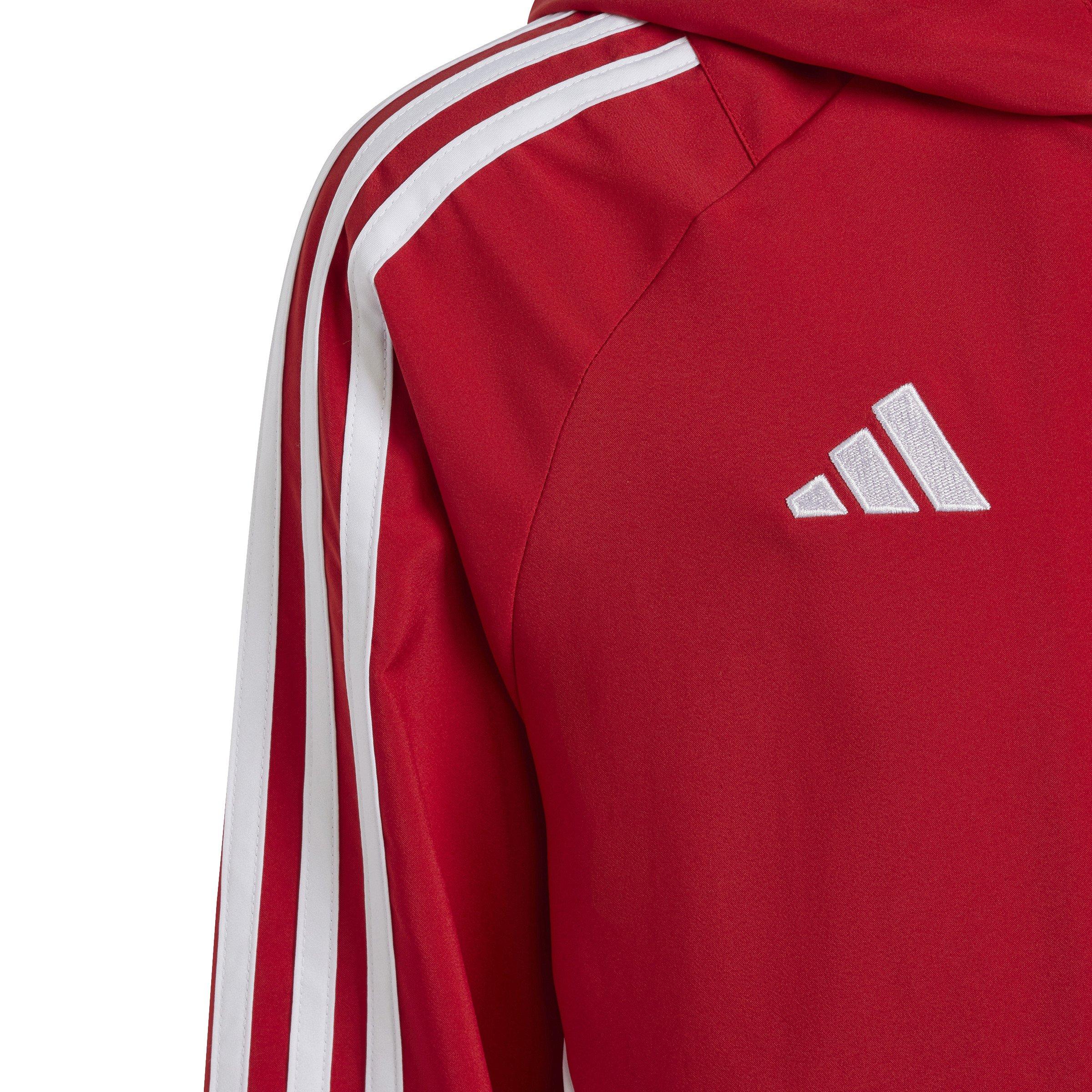 adidas Tiro 24 Big Kids' Red Soccer Windbreaker