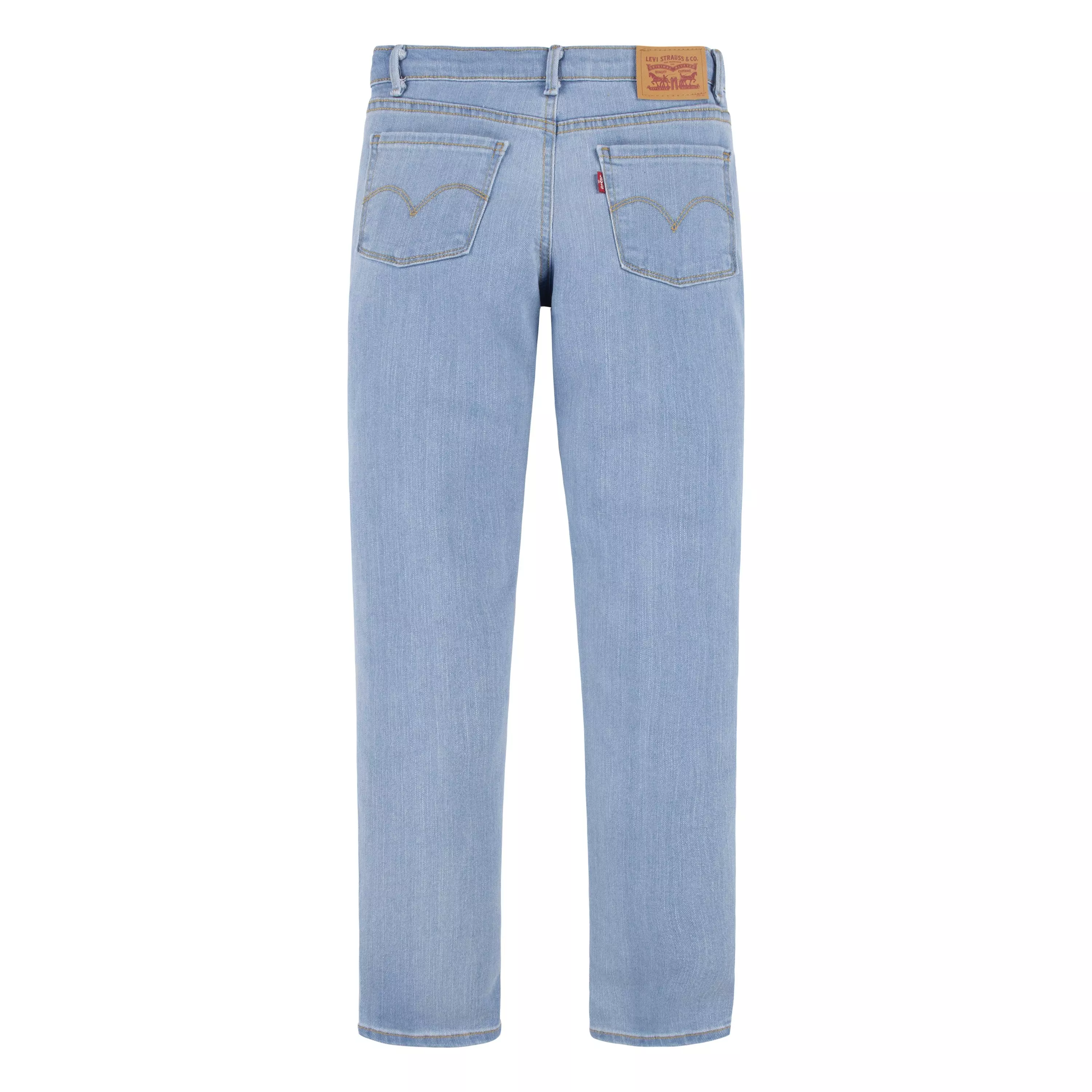 Levi's Big Girls' 710 Super Skinny Fit Slim Distressed Light Blue Wash Denim Jeans - LIGHT BLUE