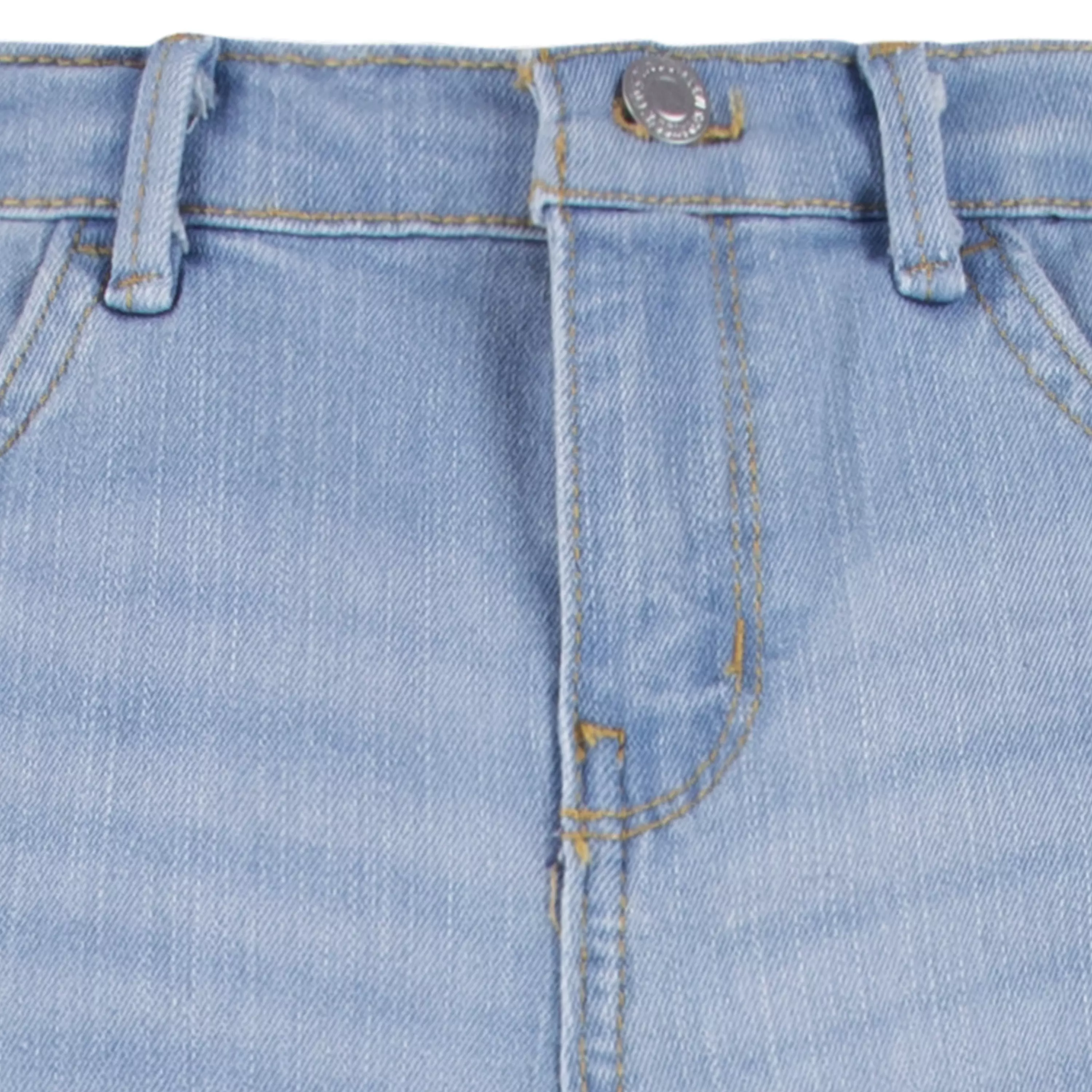 Levi's Big Girls' 710 Super Skinny Fit Slim Distressed Light Blue Wash Denim Jeans - LIGHT BLUE