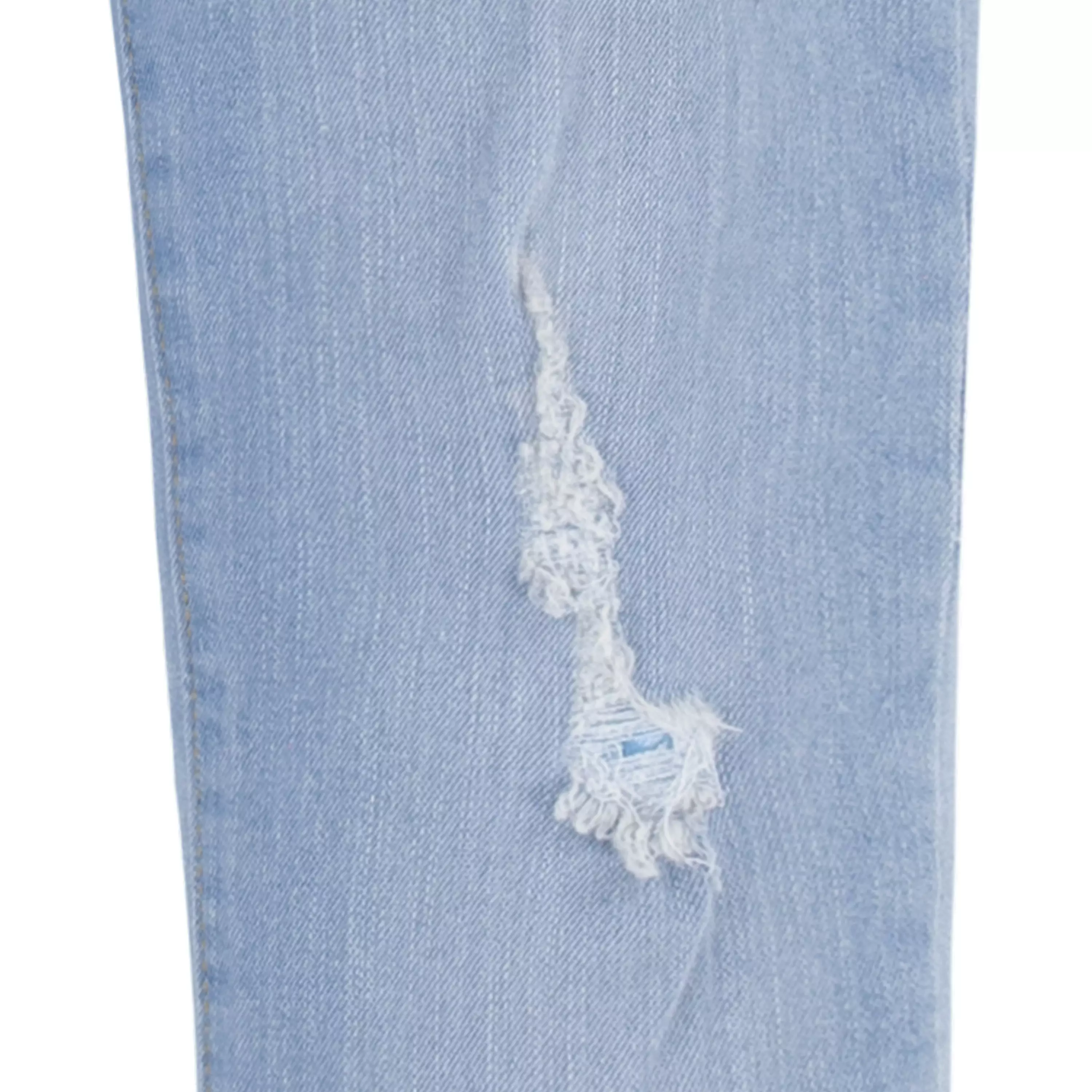 Levi's Big Girls' 710 Super Skinny Fit Slim Distressed Light Blue Wash Denim Jeans - LIGHT BLUE