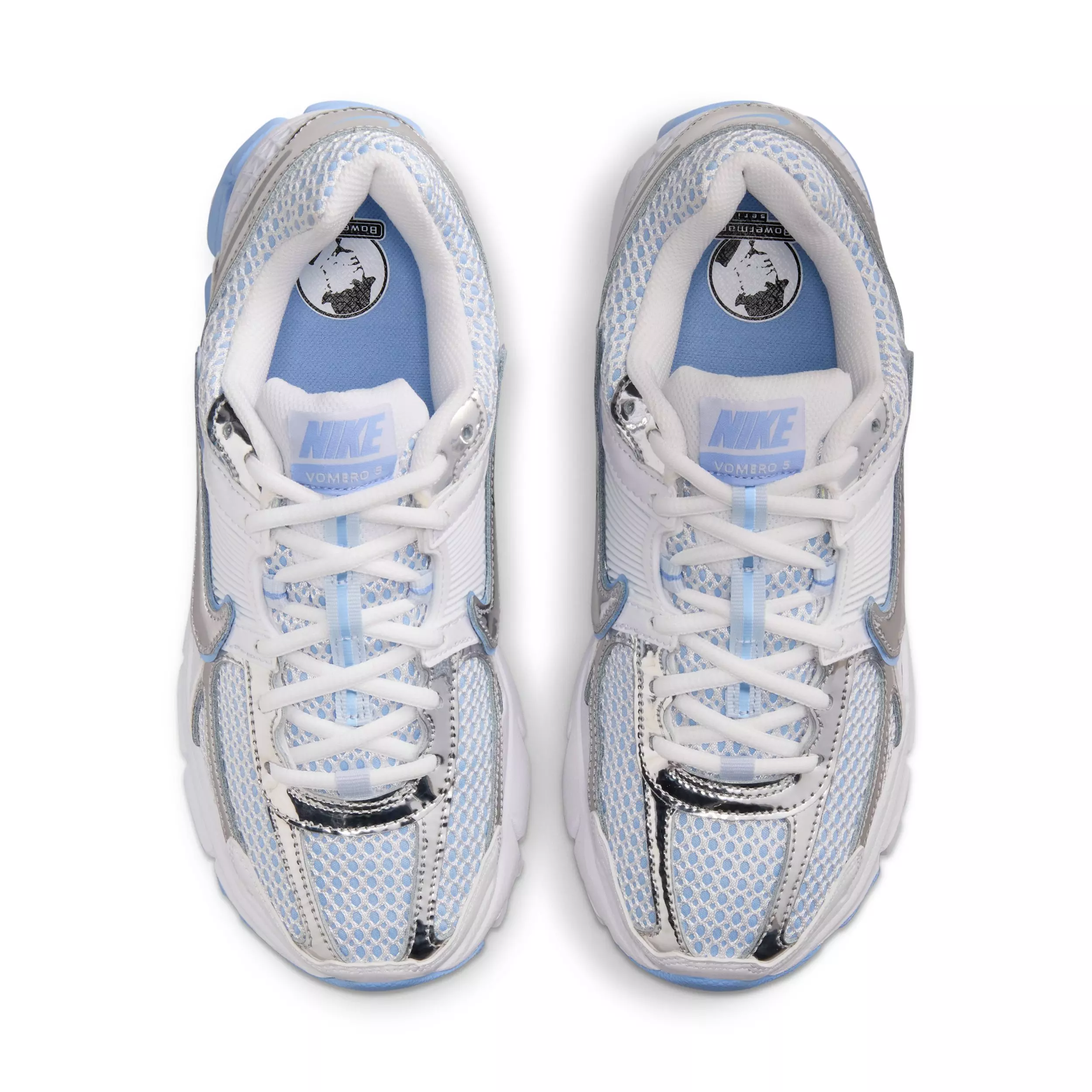 Nike Zoom Vomero 5 Chrome "White/Aluminum/Football Grey/Metallic Silver" Women's Shoe - WHITE/ALUMINUM/GREY/SILVER