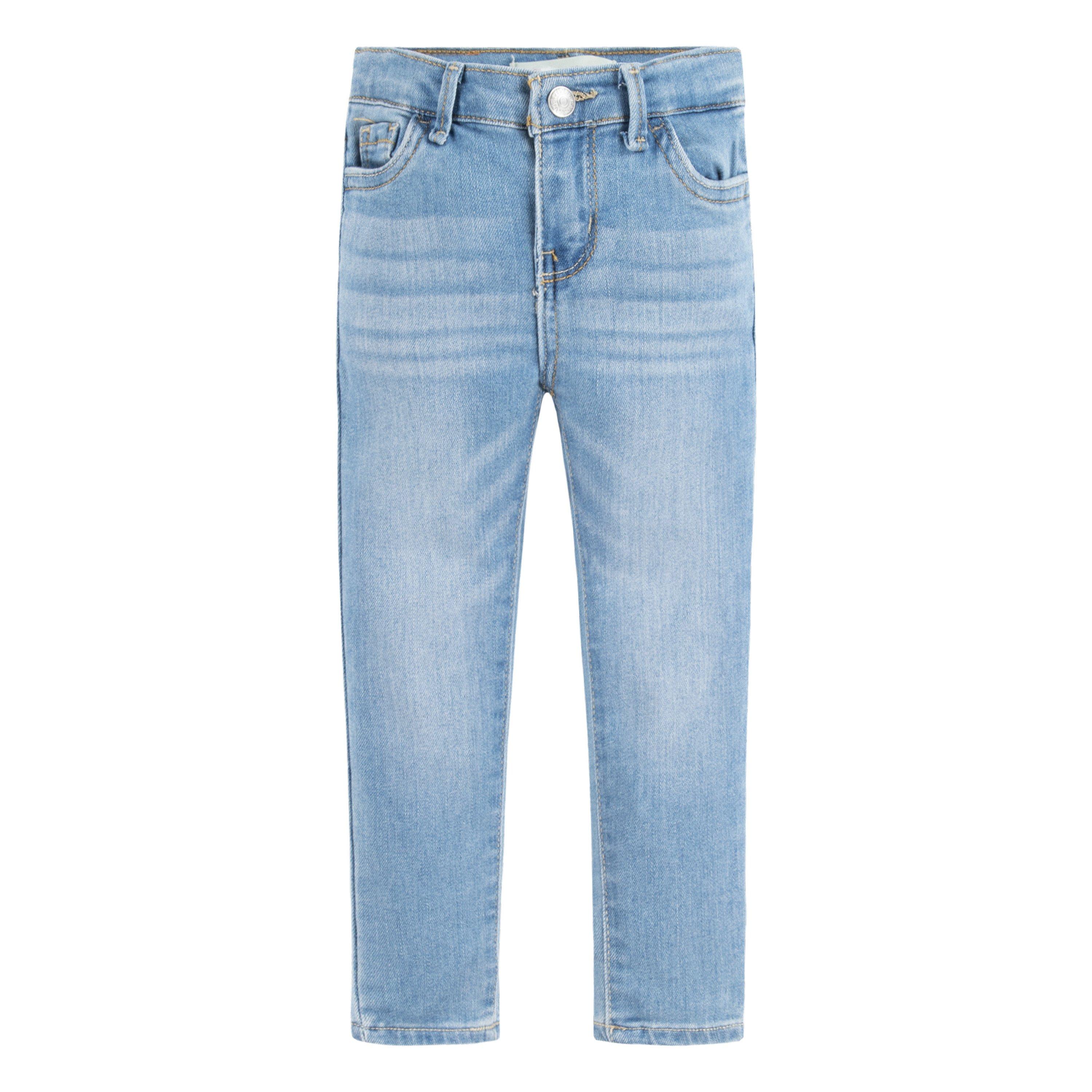Levi's 710 Super Skinny Fit Slim Toddler Girls' Light Blue Wash Denim Jeans
