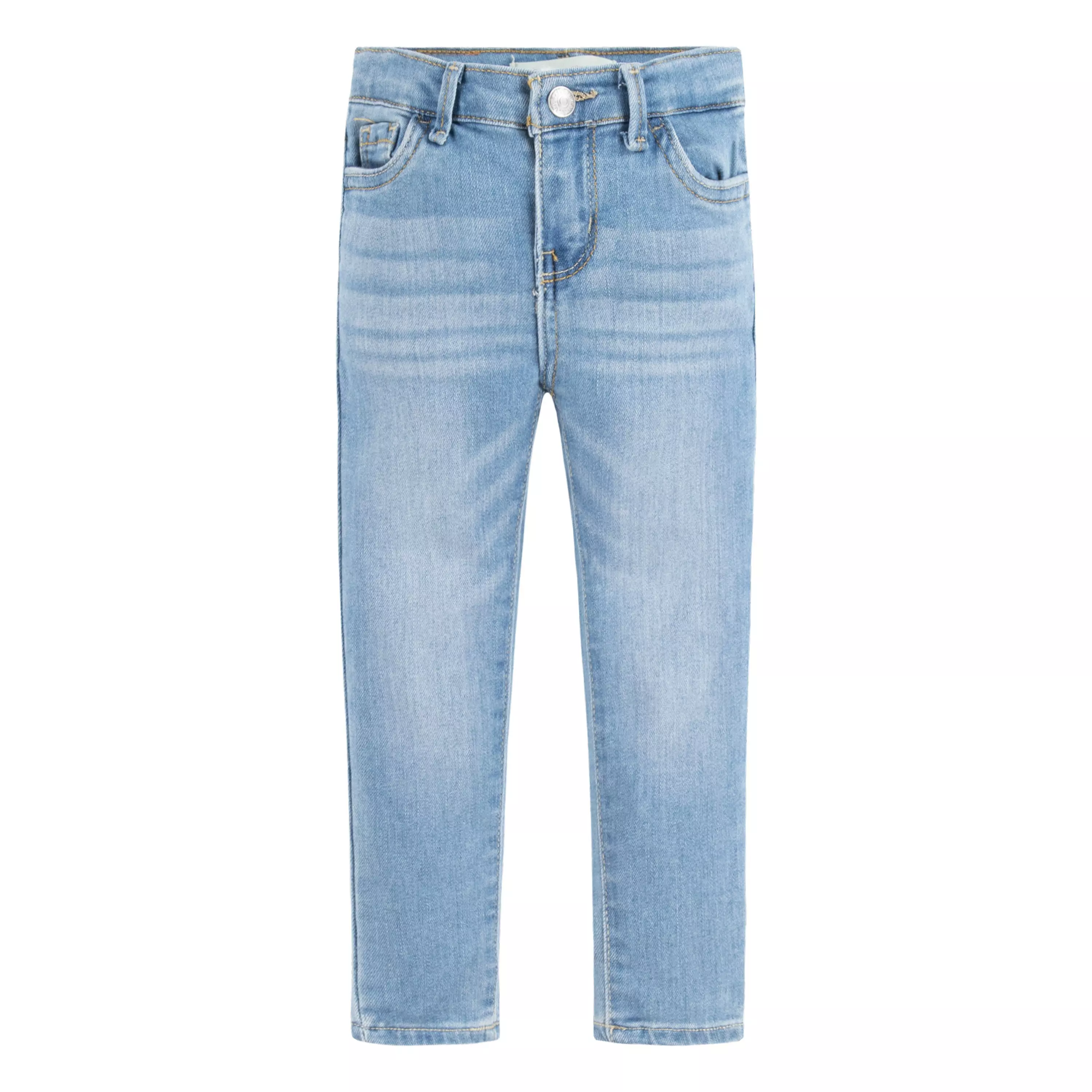 Levi's Toddler Girls' 710 Super Skinny Fit Slim Light Blue Wash Denim Jeans - LIGHT BLUE