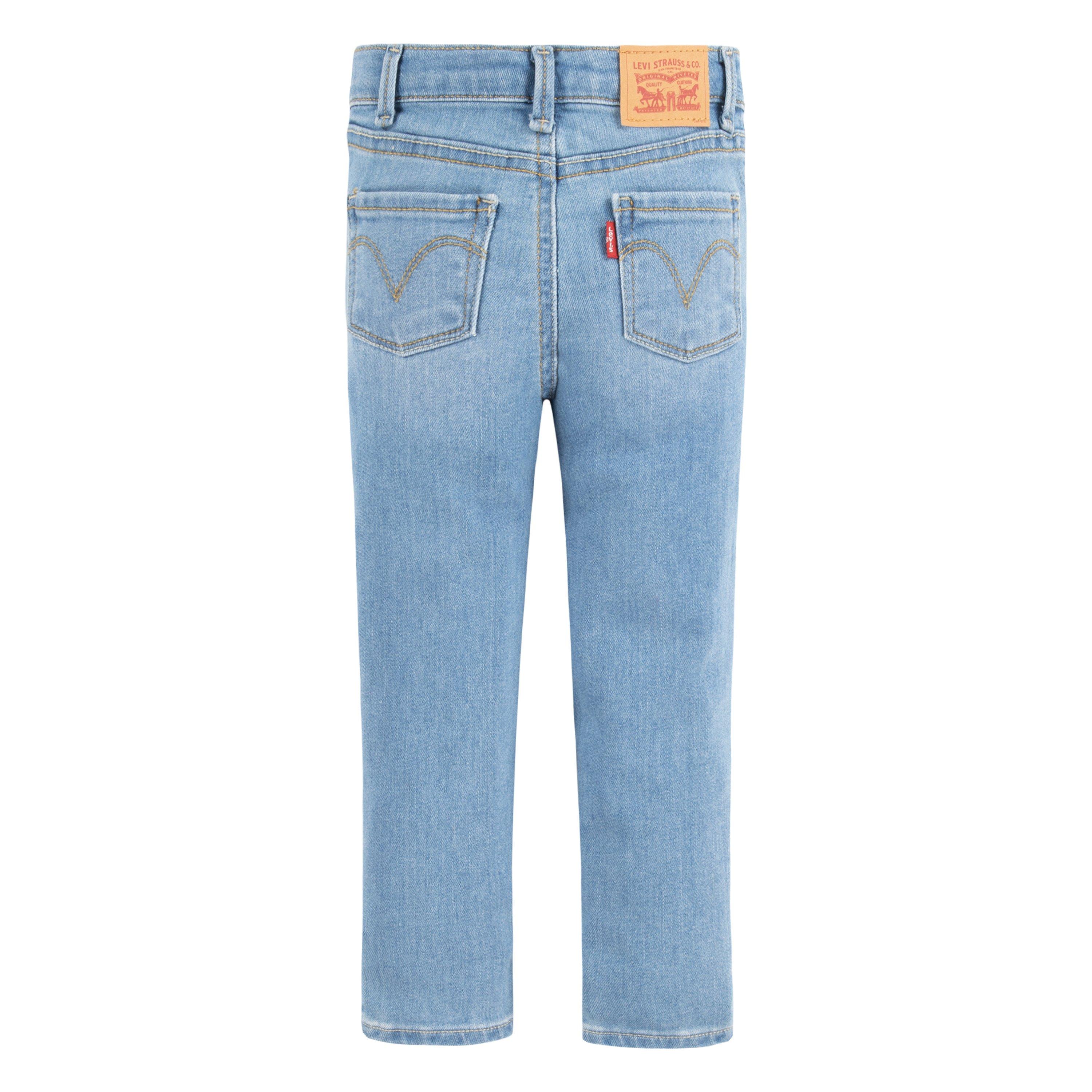 Levi's 710 Super Skinny Fit Slim Toddler Girls' Light Blue Wash Denim Jeans