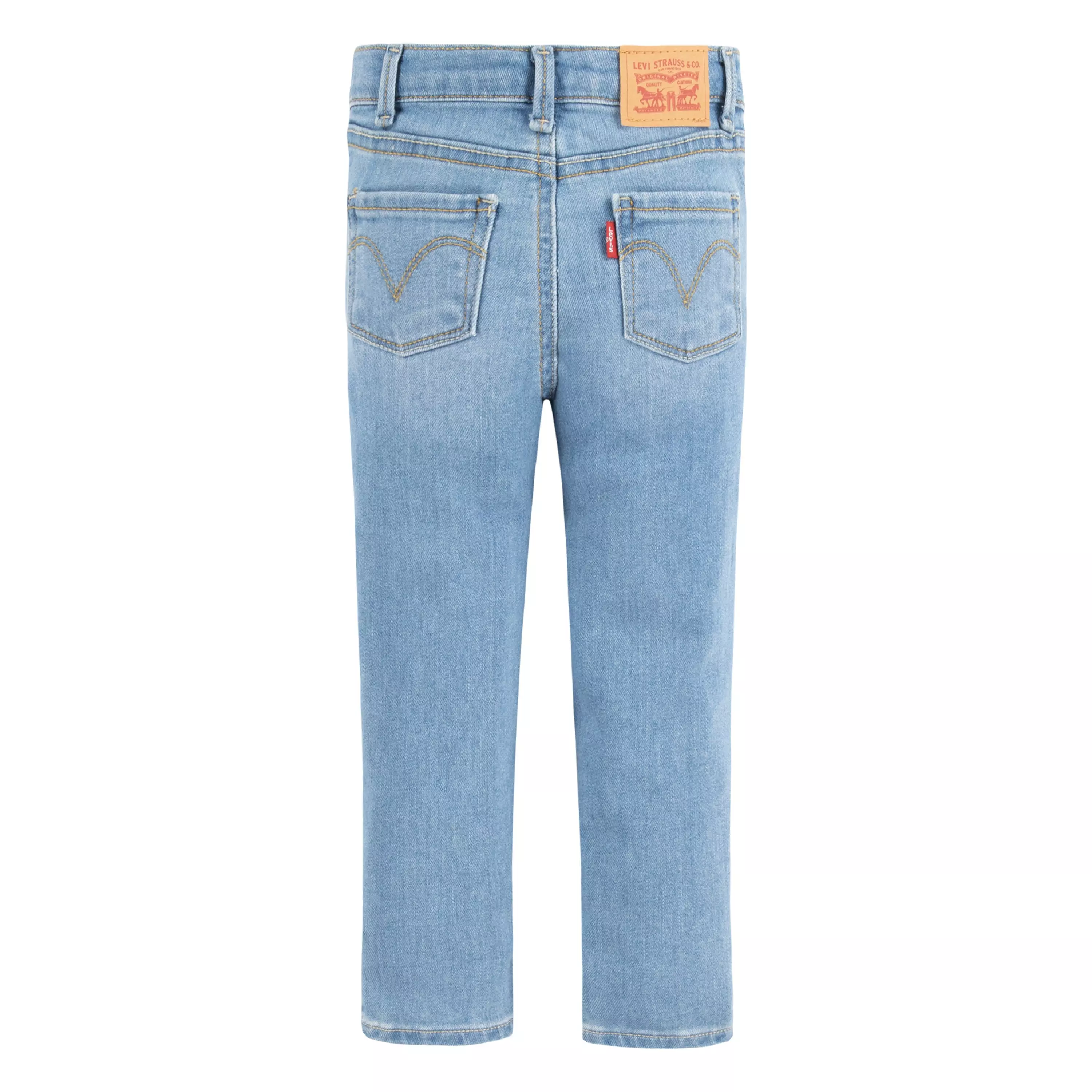 Levi's Toddler Girls' 710 Super Skinny Fit Slim Light Blue Wash Denim Jeans - LIGHT BLUE