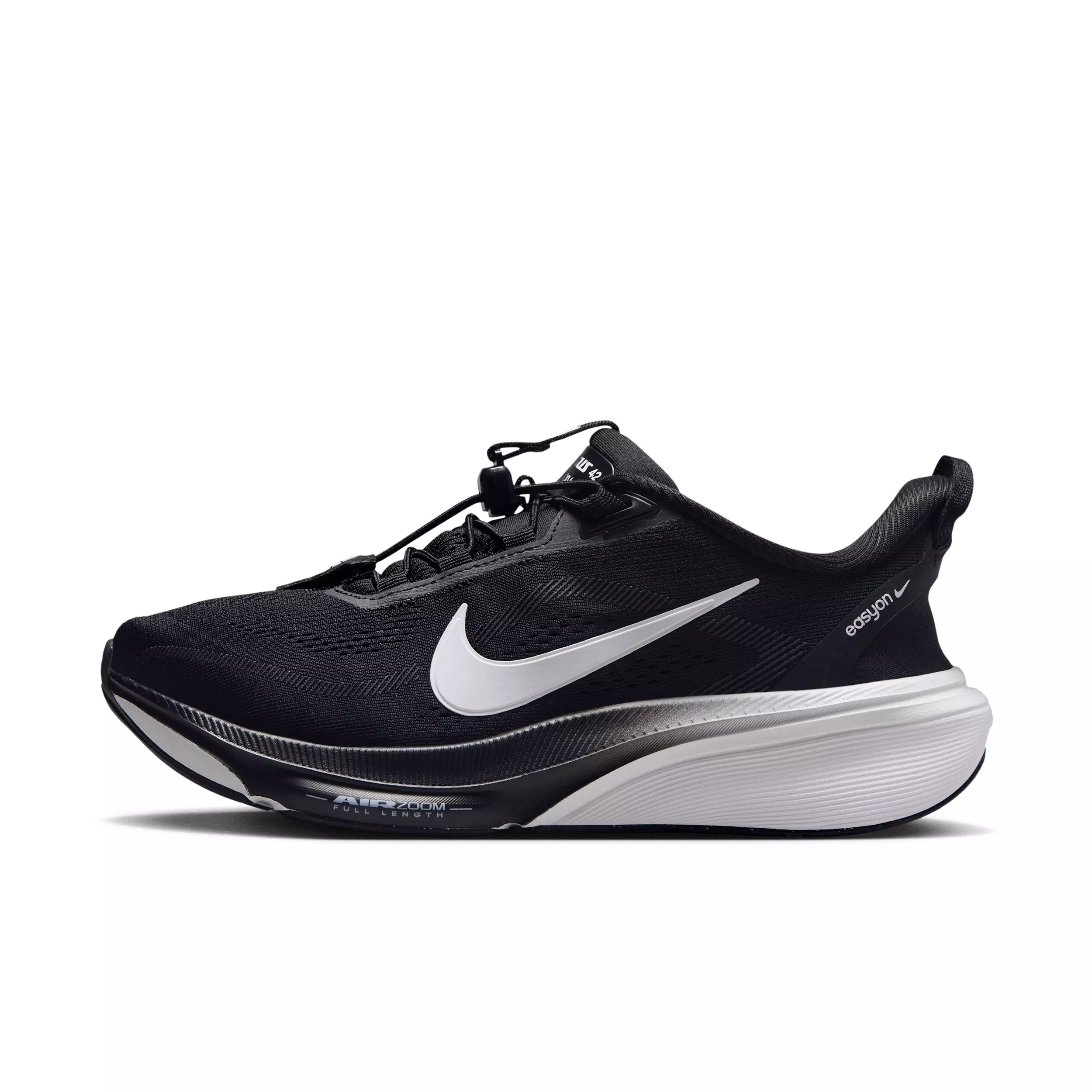 Nike Pegasus 42 EasyOn "Black/Dark Smoke Grey/White" Women's Running Shoe - BLACK/DK GREY/WHITE