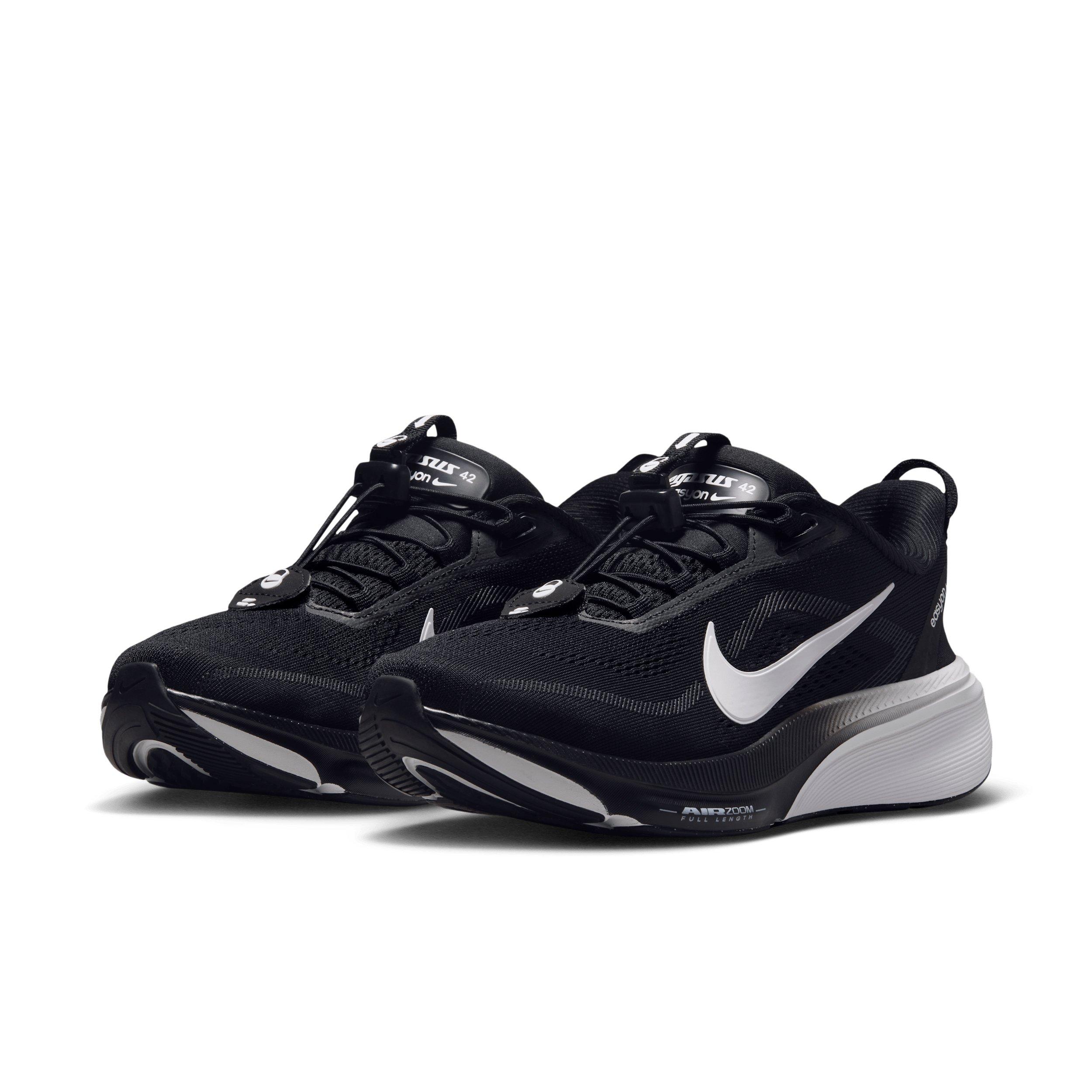 Nike Pegasus 42 EasyOn "Black/Dark Smoke Grey/White" Women's Running Shoe - BLACK/DK GREY/WHITE Thumbnail View 3