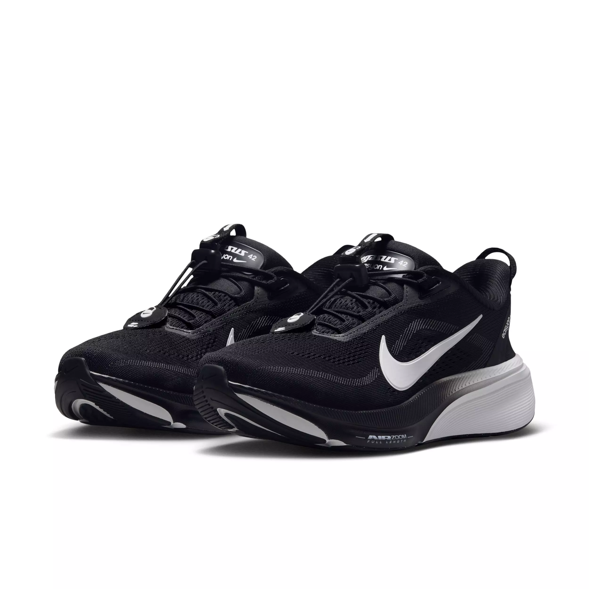 Nike Pegasus 42 EasyOn "Black/Dark Smoke Grey/White" Women's Running Shoe - BLACK/DK GREY/WHITE